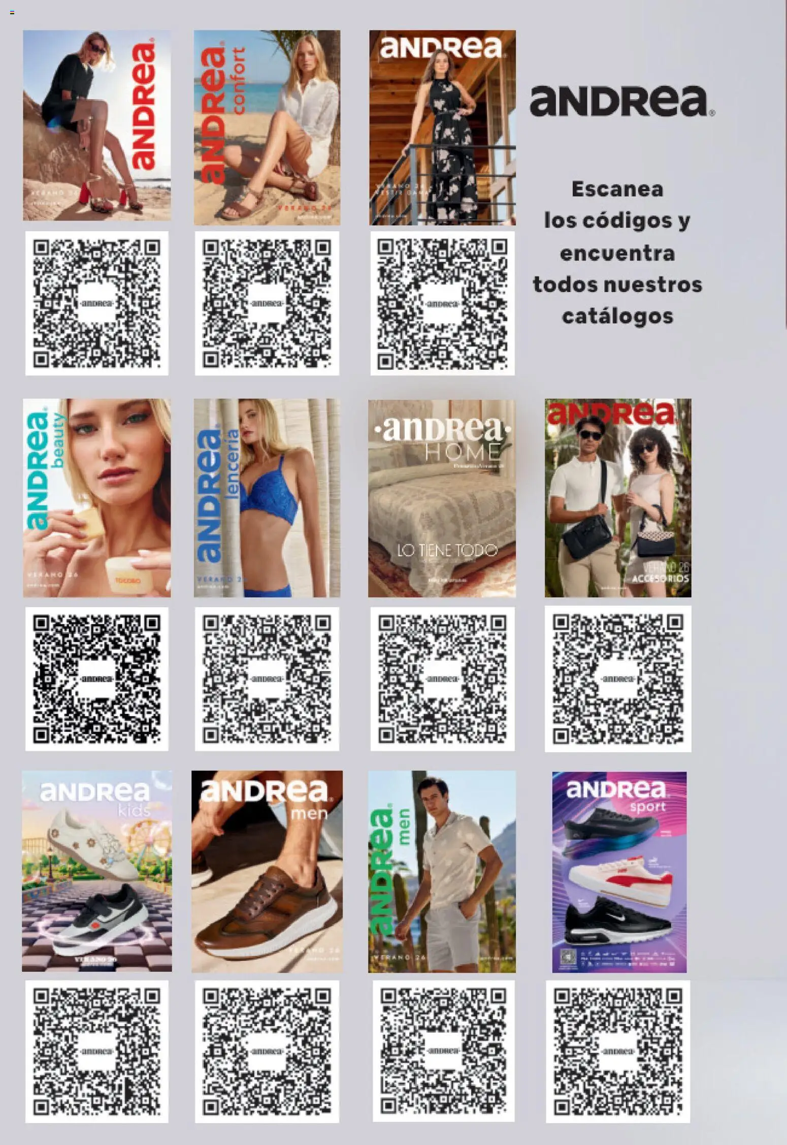 Vista previa las ofertas de la tienda Andrea - Andrea catálogo Outlet desde el 26/07/2026 
