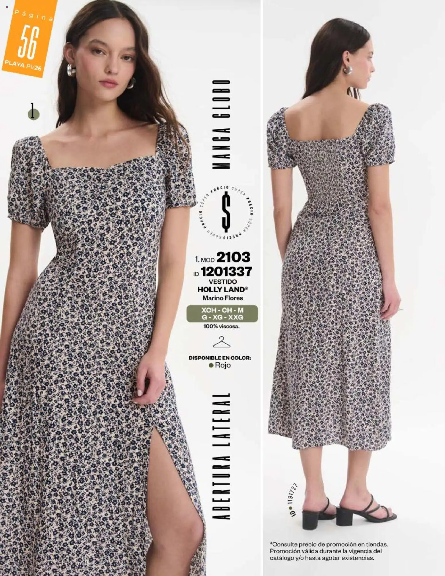 Vista previa las ofertas de la tienda Price Shoes - Catálogo Playa desde el 13/02/2026 - Flores, Vestido