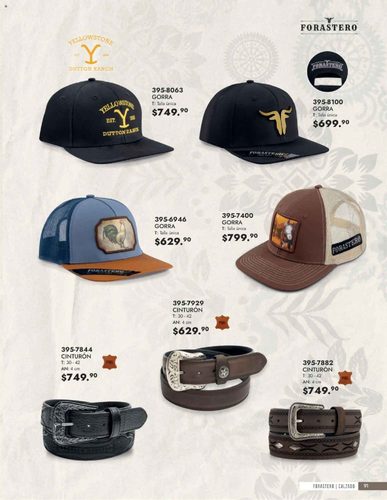 Vista previa las ofertas de la tienda Andrea - Andrea catálogo Calzado Caballero desde el 24/05/2026 - Gorra, Cinturón