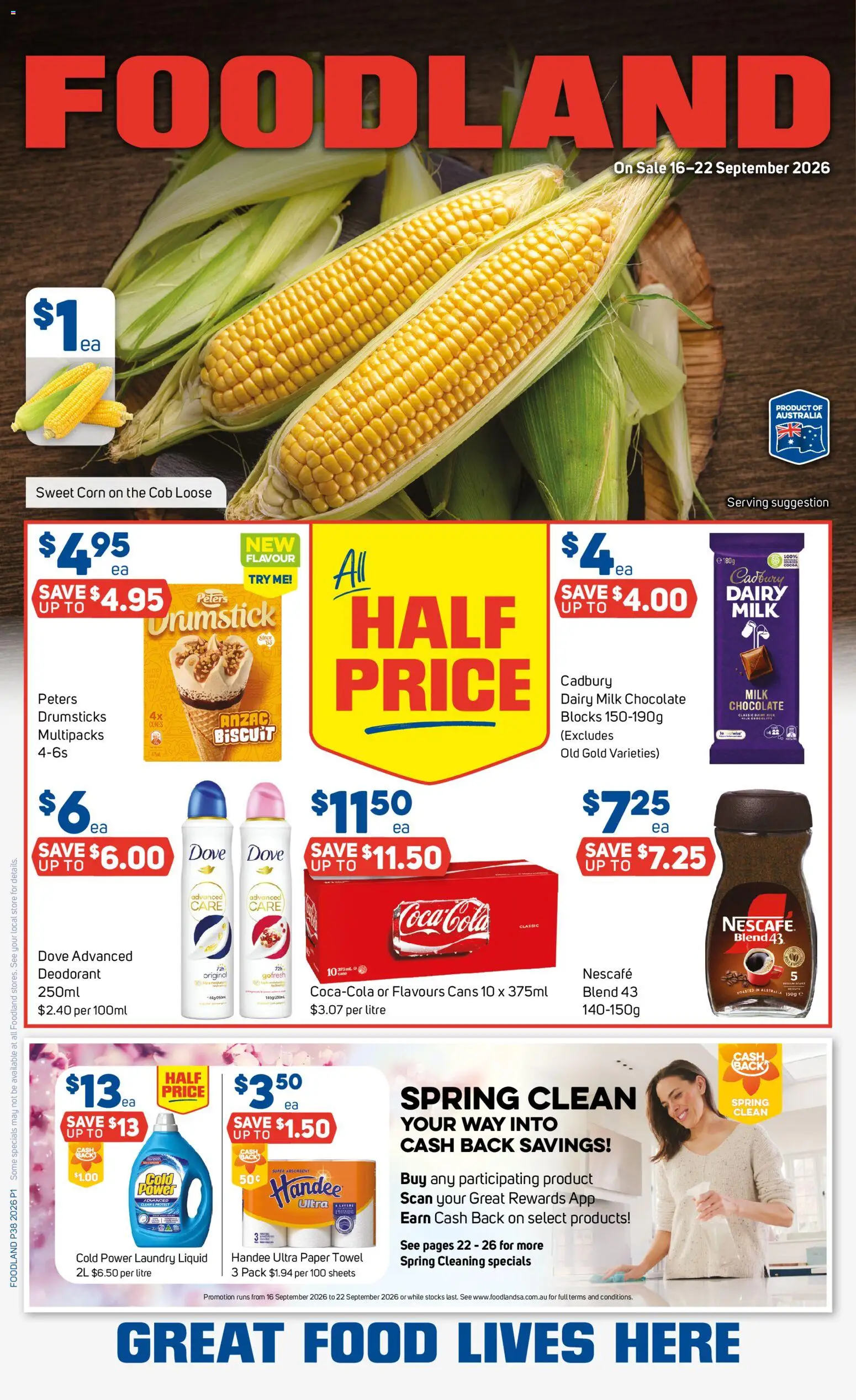 Preview of catalogue Foodland catalogue from shop Foodland valid 16/09/2026