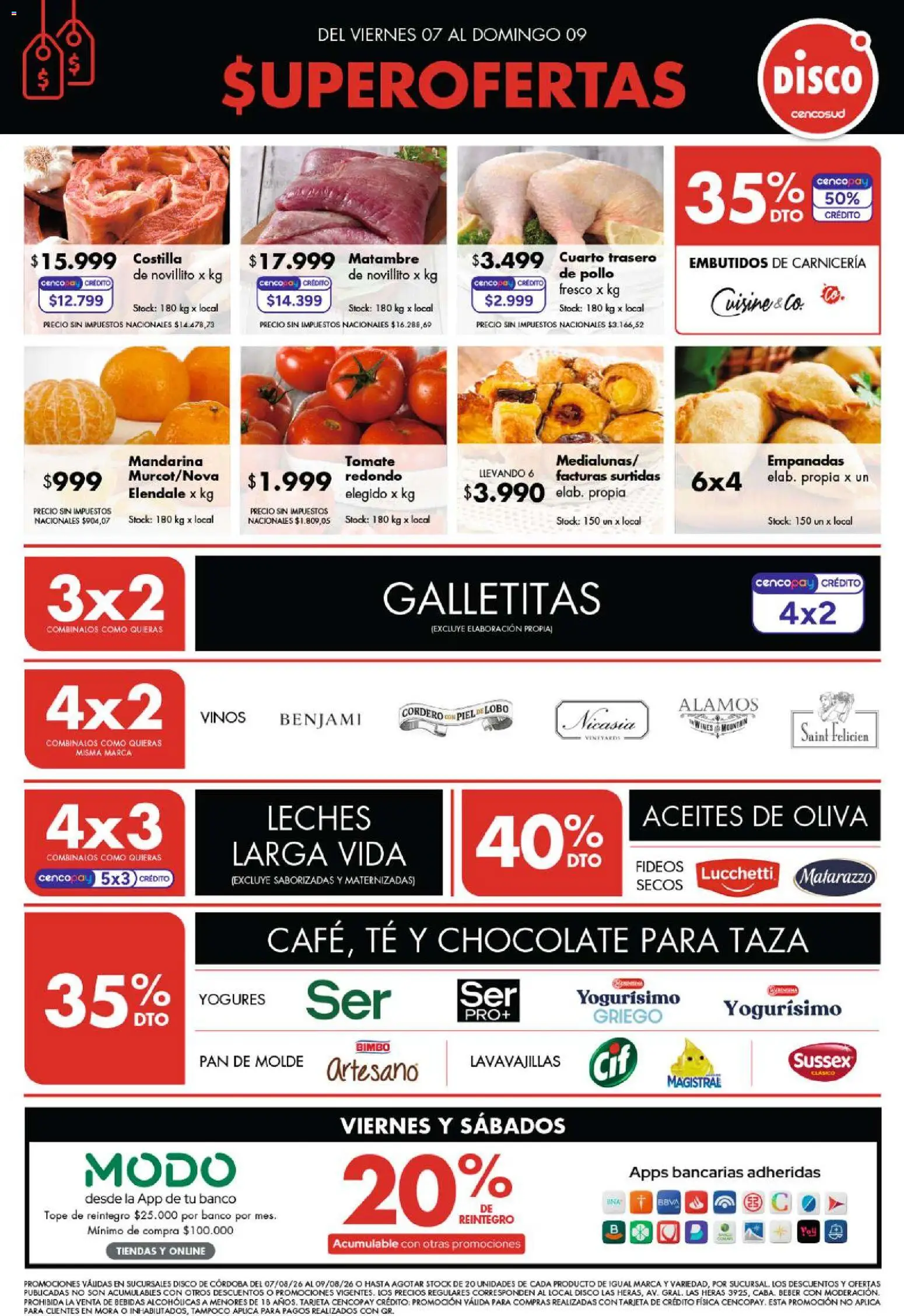 Vista previa del folleto de la tienda Disco válido desde el 07/08/2026 