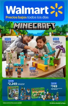 Vista previa las ofertas de la tienda Walmart - Walmart folleto Minecraft desde el 01/10/2026 