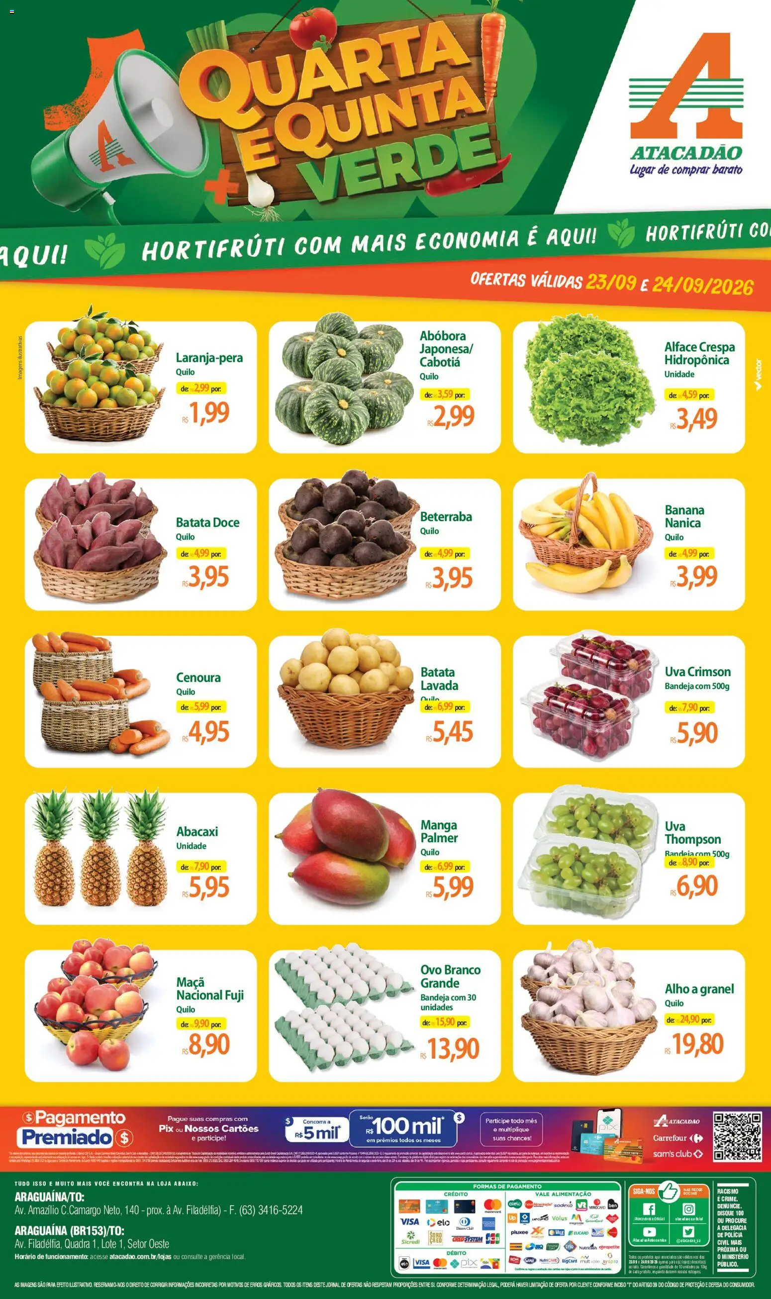 Pré-Visualização do folheto "Atacadão ofertas - TO" da loja Atacadão válido a partir de 23/09/2026