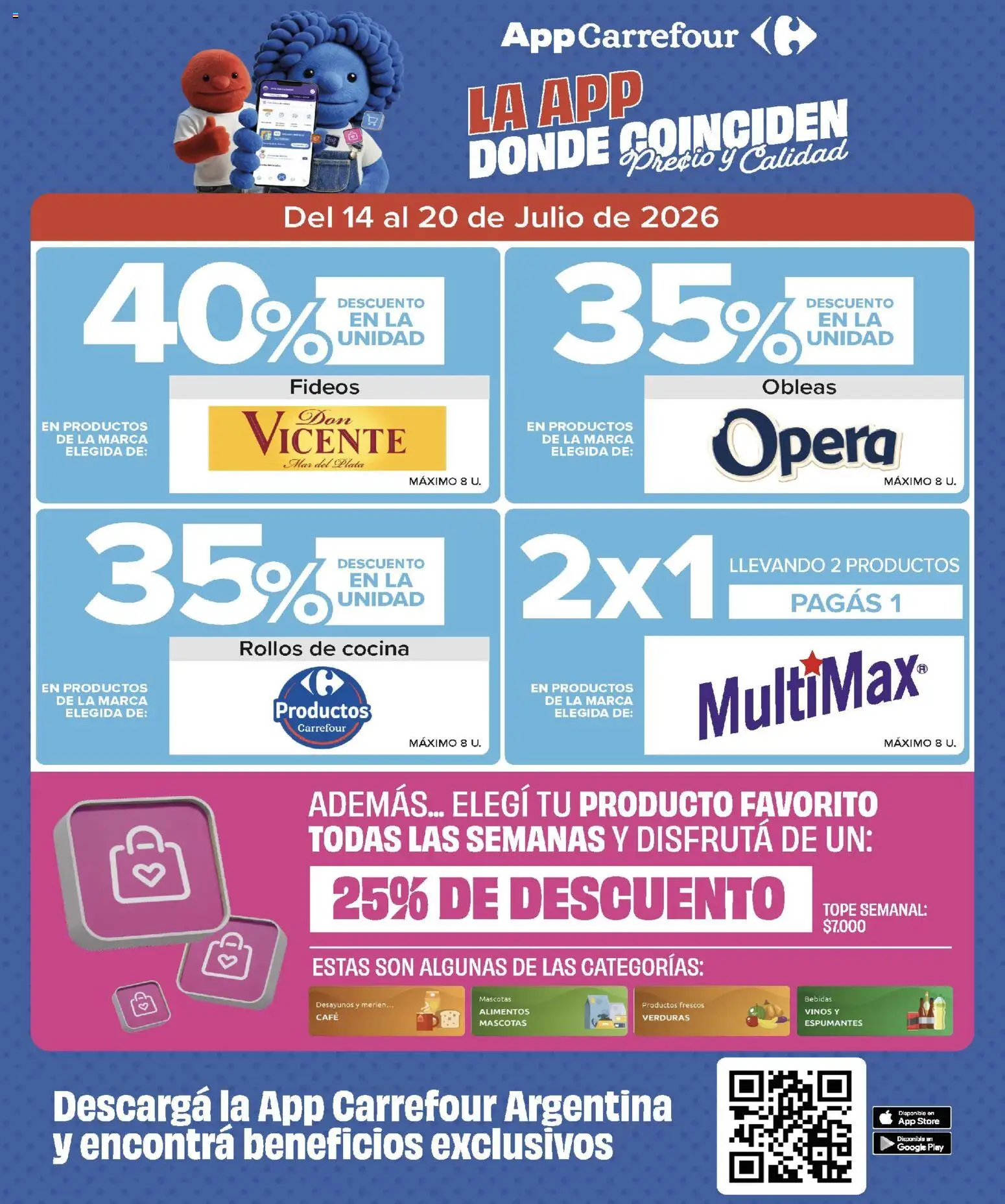 Vista previa del folleto de la tienda Carrefour válido desde el 14/07/2026 