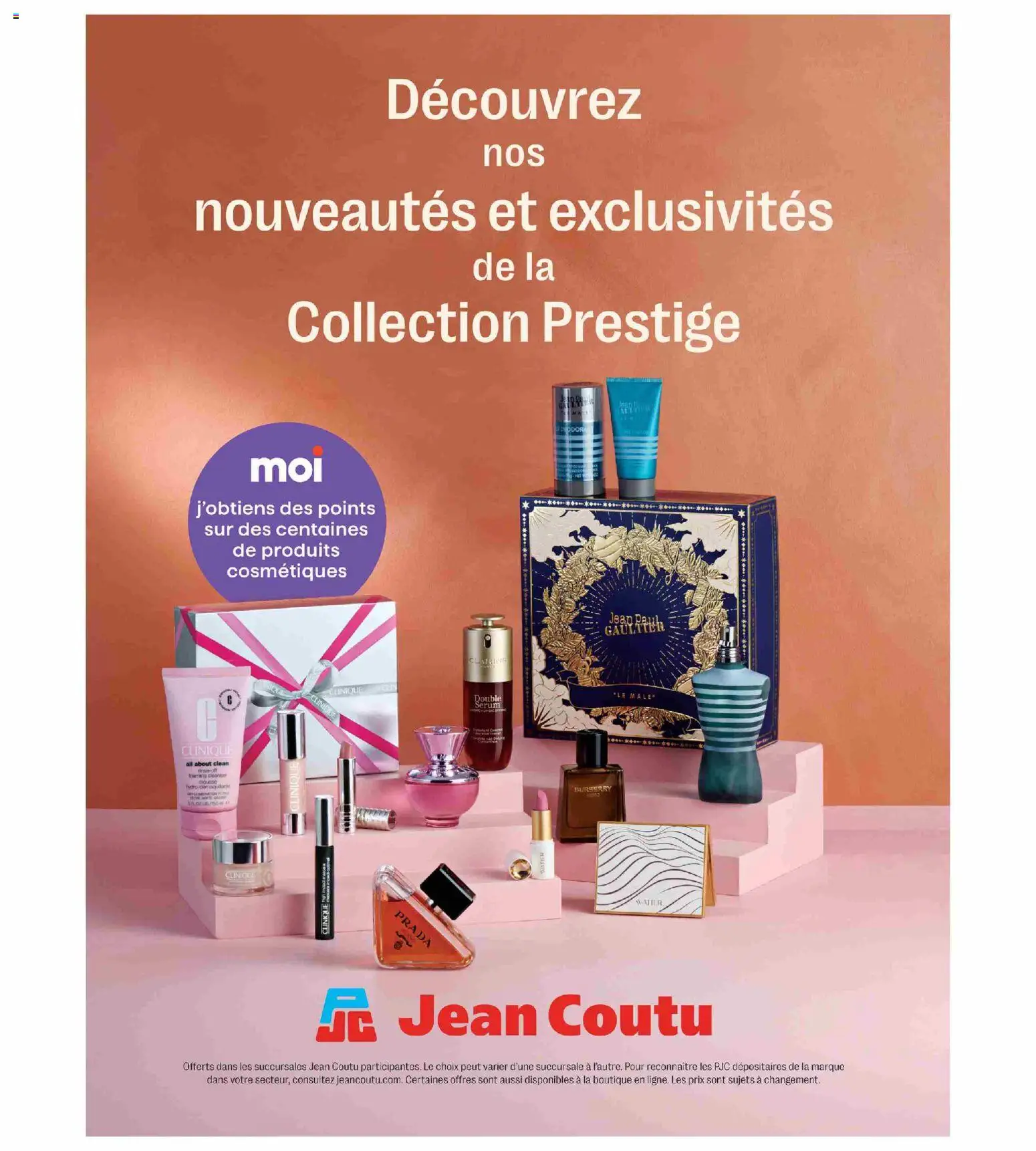 Preview of leaflet Jean Coutu - Catalogue Collection Prestige from shop Jean Coutu is valid from Oct 22, 2026