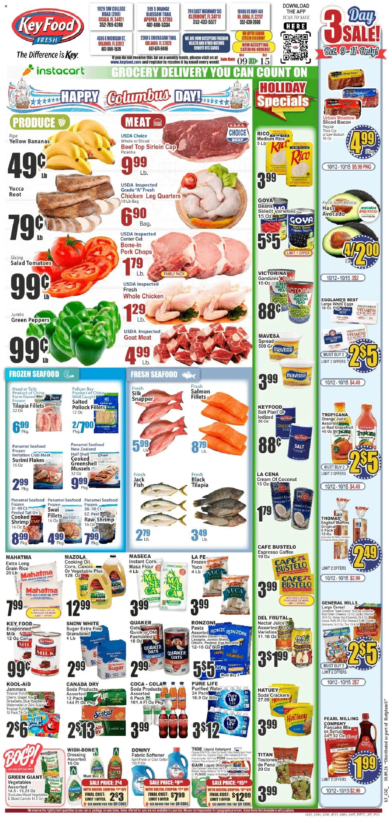 Ad Preview of Key Food Key Food Weekly Ad from 10/09/2026
