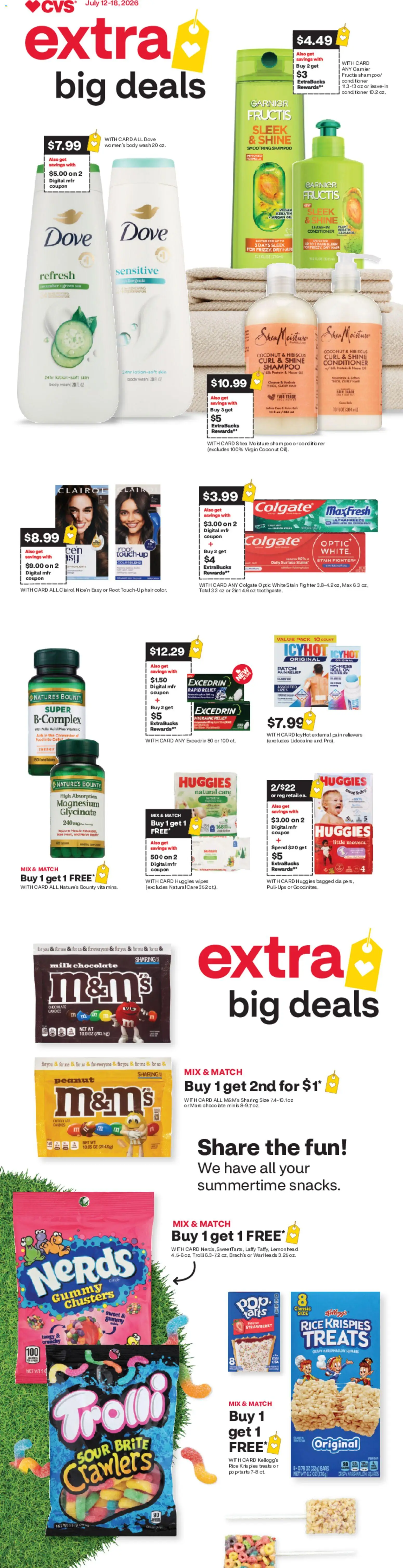 Ad Preview of CVS Pharmacy CVS Pharmacy Weekly Ad from 07/12/2026