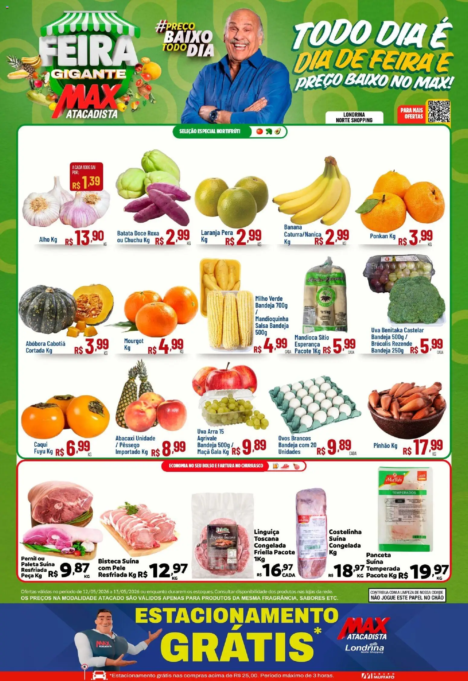 Pré-Visualização do folheto "Max Atacadista ofertas Feira" da loja Max Atacadista válido a partir de 12/05/2026