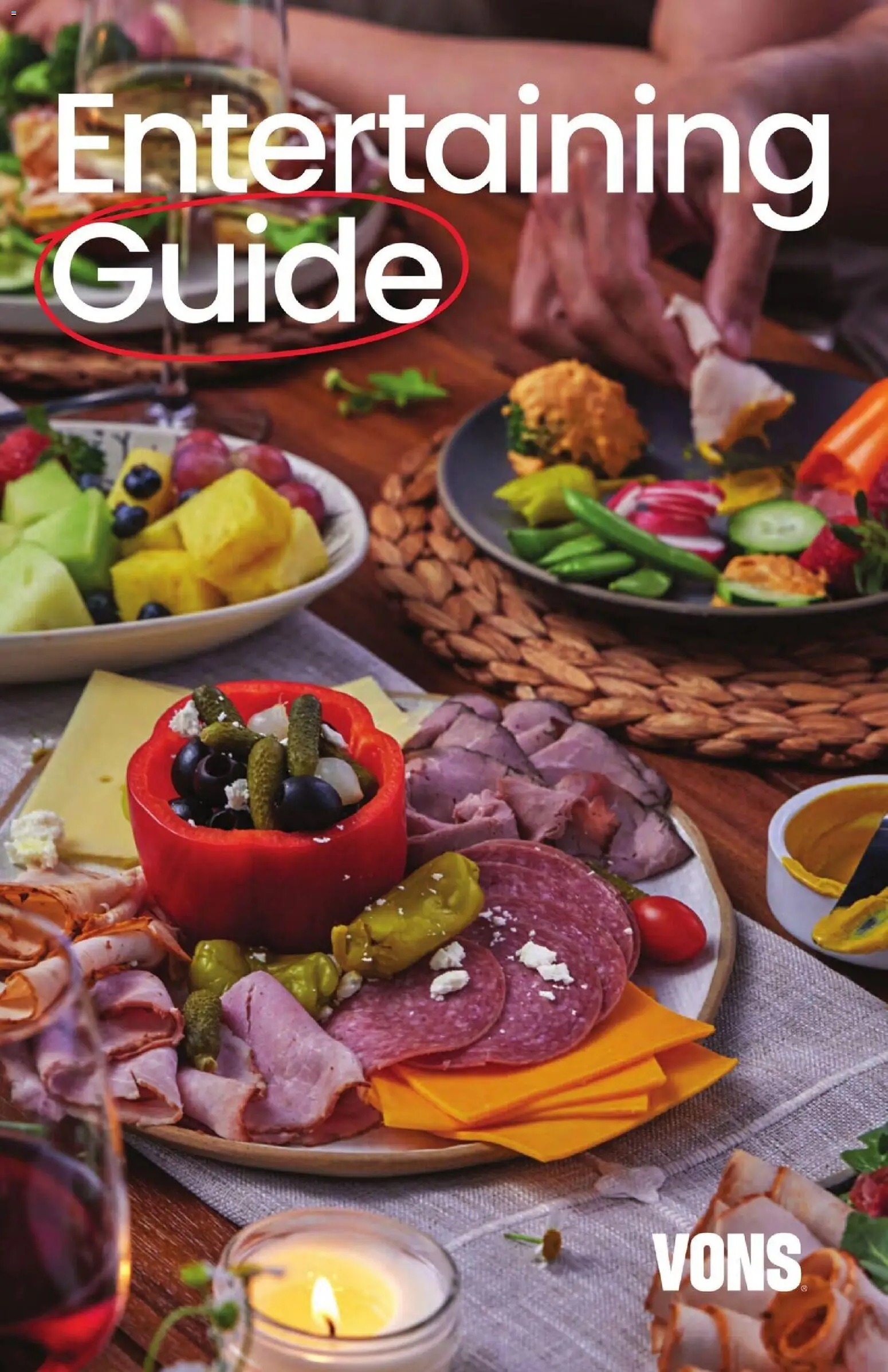 Ad Preview of Vons Vons Entertaining Guide from 10/01/2025