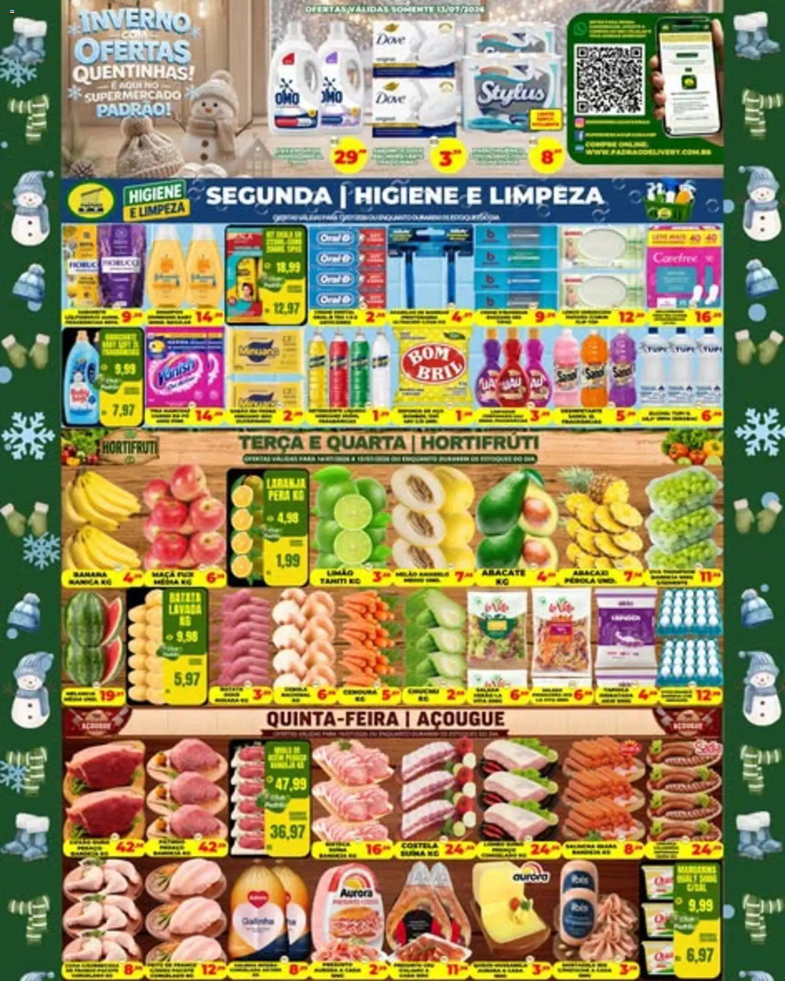 Pré-Visualização do folheto "Supermercado Padrão - Ofertas da semana" da loja Supermercado Padrão válido a partir de 13/07/2026