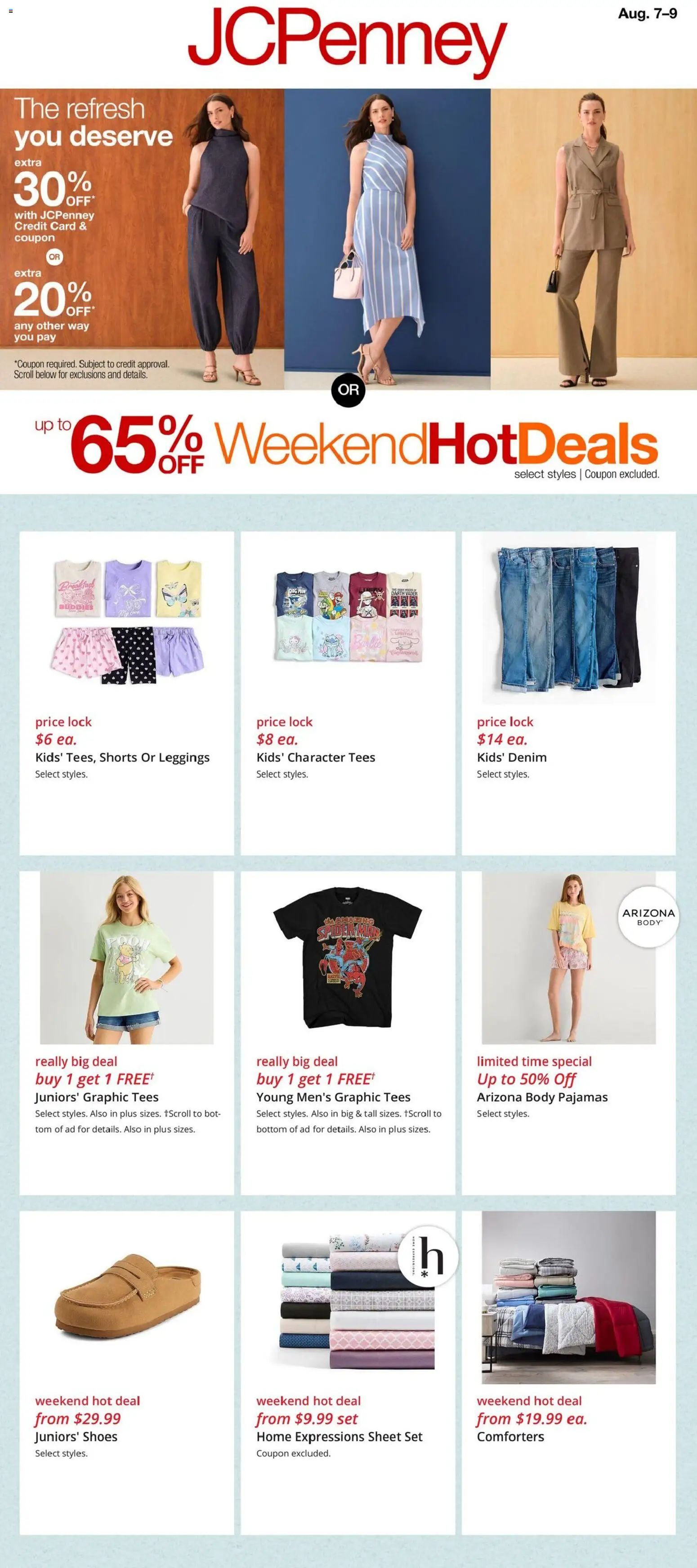 Ad Preview of JCPenney JCPenney Ad from 08/07/2026