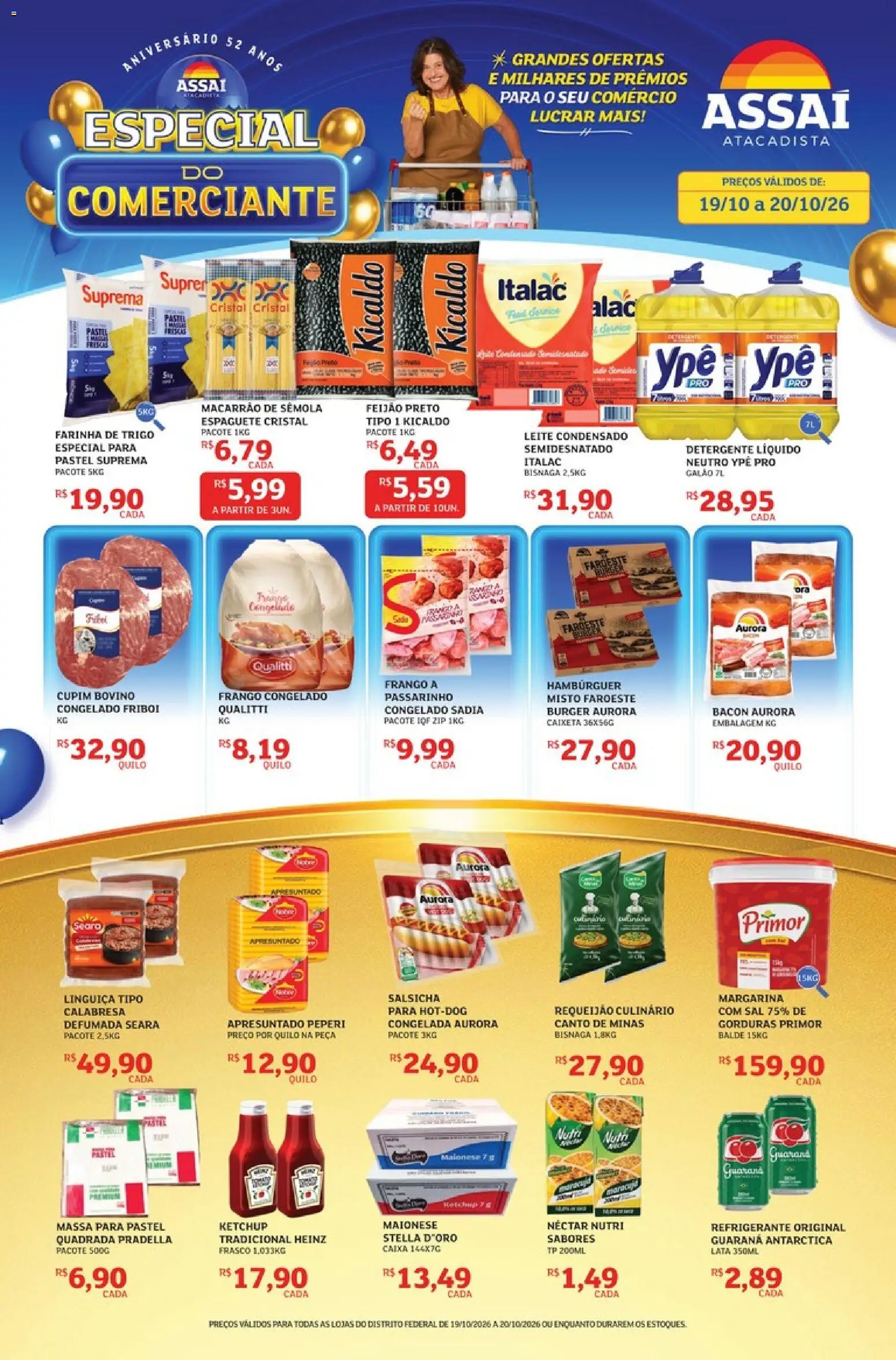 Pré-Visualização do folheto "Assaí Atacadista ofertas - DF" da loja Assaí Atacadista válido a partir de 19/10/2026