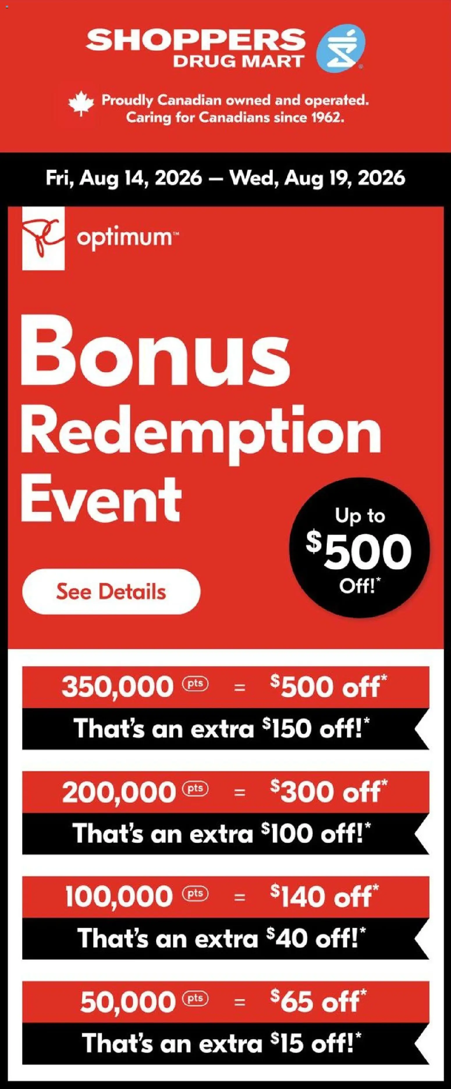 Preview of leaflet Shoppers - Event from shop Shoppers is valid from Aug 14, 2026