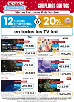 Vista previa del folleto de la tienda Coto válido desde el 09/10/2026 