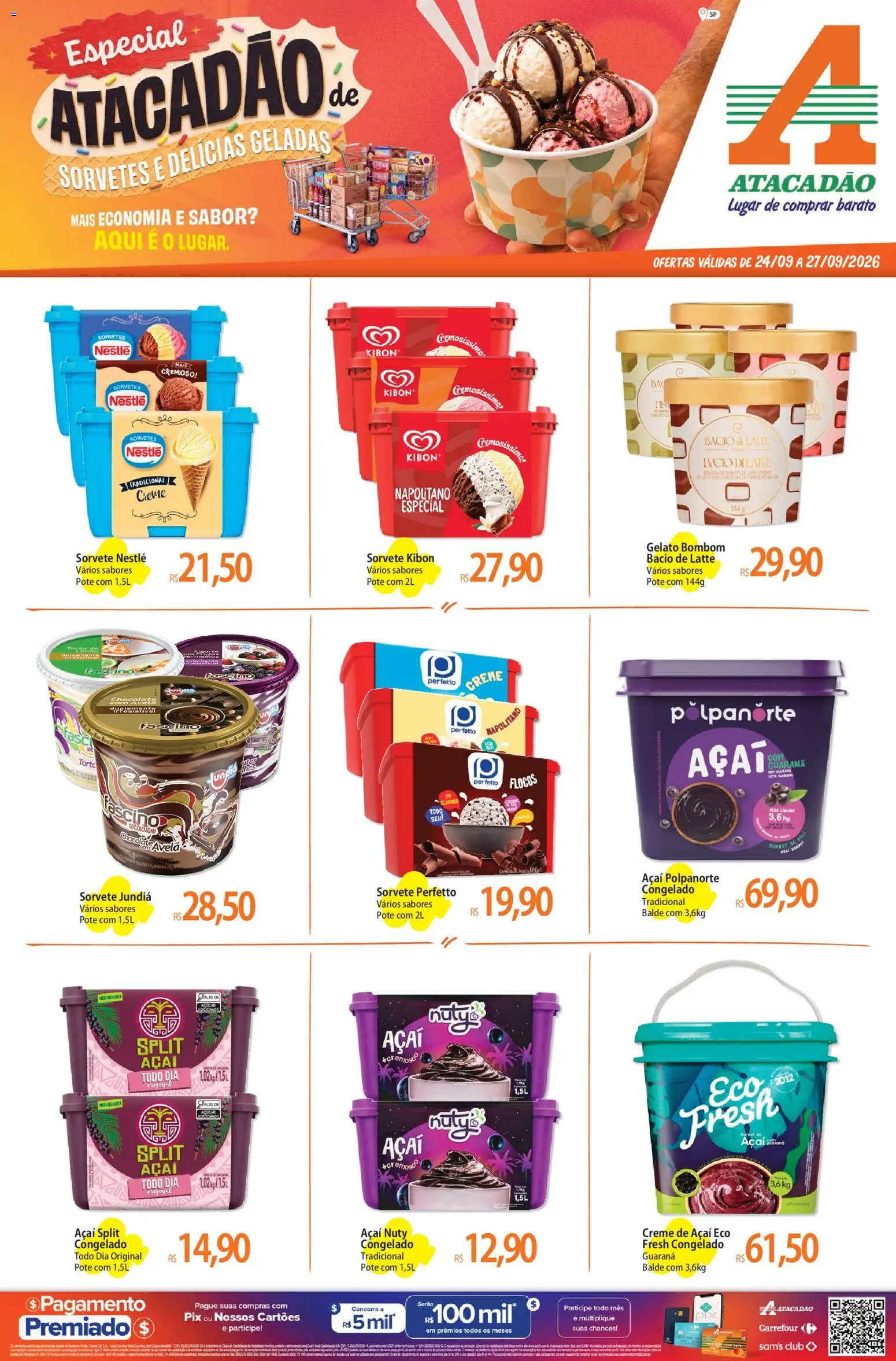 Pré-Visualização do folheto "Atacadão ofertas - SP" da loja Atacadão válido a partir de 24/09/2026