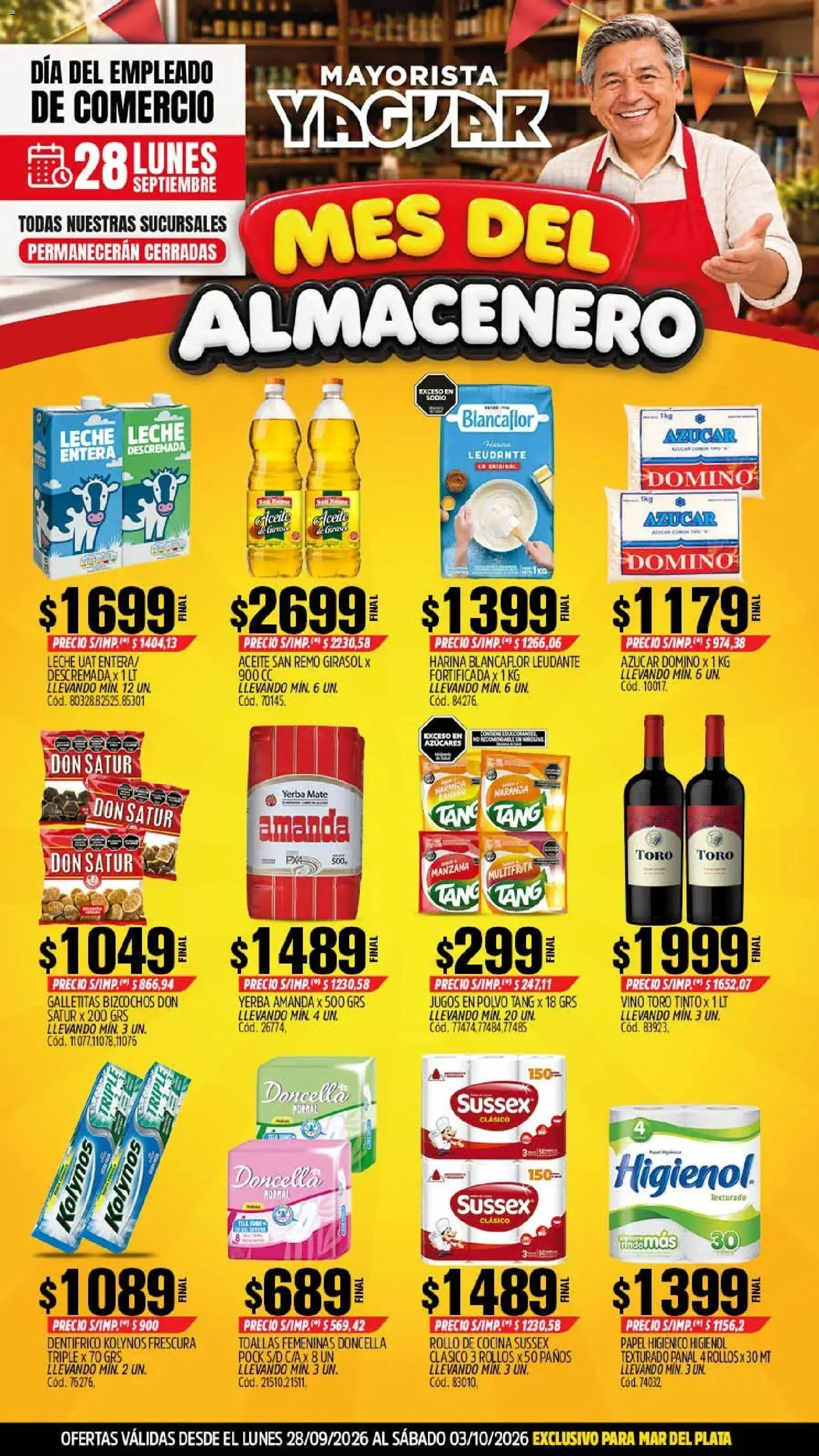 Vista previa del folleto de la tienda Yaguar válido desde el 28/09/2026 
