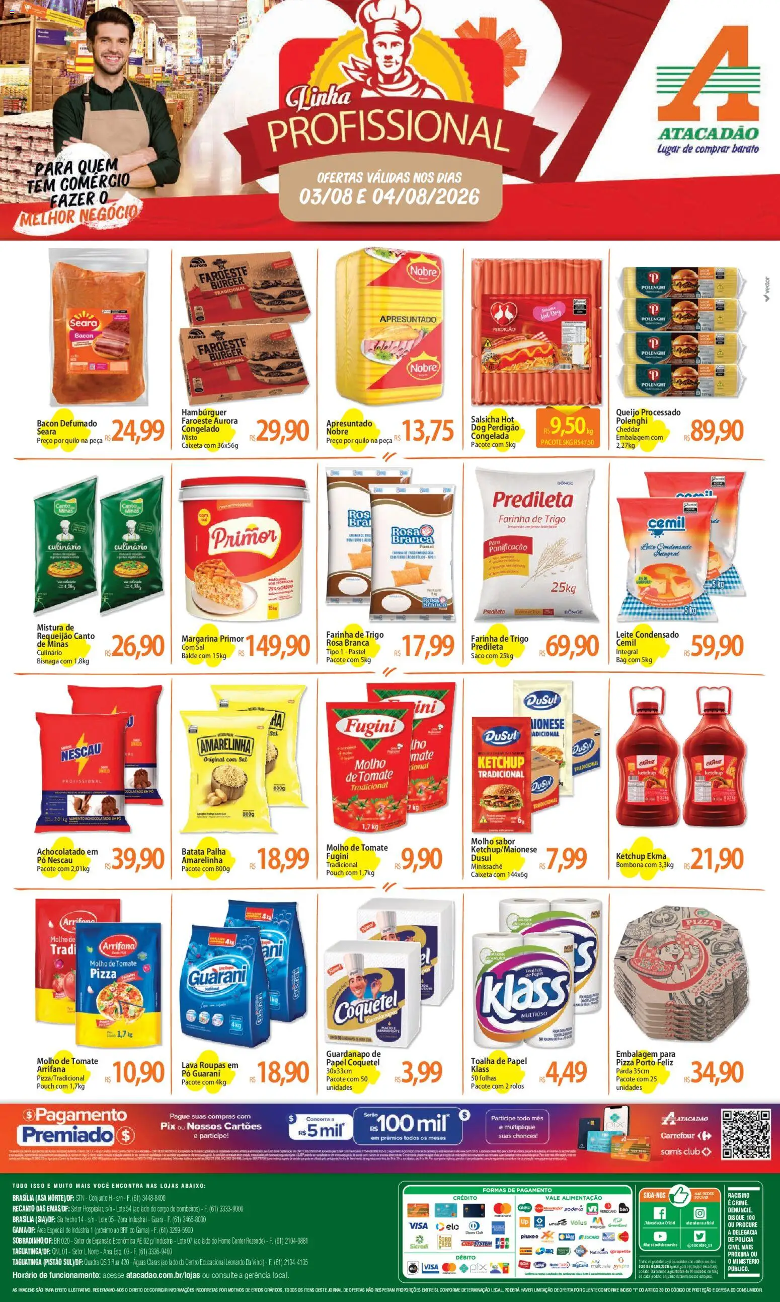 Pré-Visualização do folheto "Atacadão ofertas - DF" da loja Atacadão válido a partir de 03/08/2026