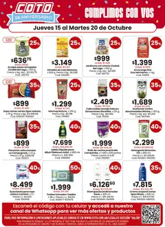 Vista previa del folleto de la tienda Coto válido desde el 15/10/2026 