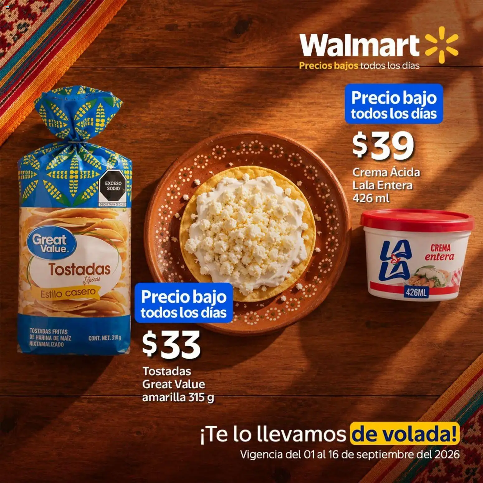 Vista previa las ofertas de la tienda Walmart - Walmart Adelanta tus compras y que no falte el pozole desde el 01/09/2026 