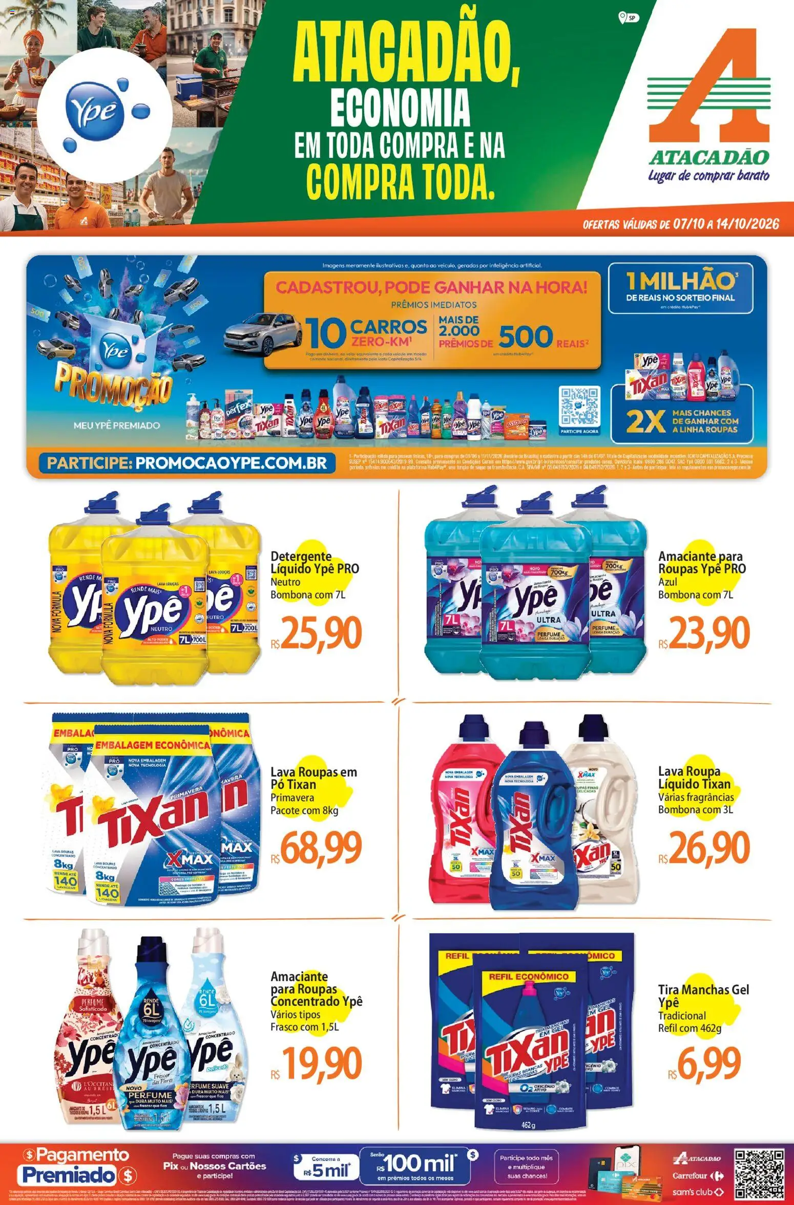 Pré-Visualização do folheto "Atacadão ofertas - SP" da loja Atacadão válido a partir de 07/10/2026