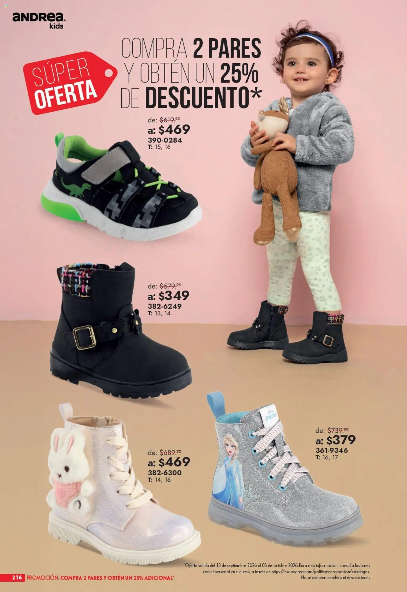 Vista previa las ofertas de la tienda Andrea - Andrea catálogo Outlet desde el 13/09/2026 
