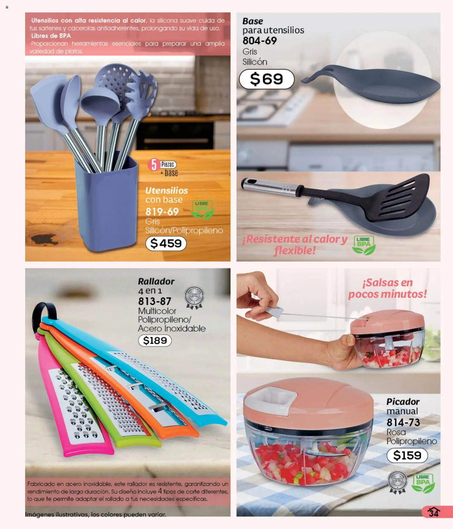 Vista previa las ofertas de la tienda Cklass - Cklass catálogo Verano Handbags desde el 05/03/2026 - Té, Herramientas, Flexible, Rallador