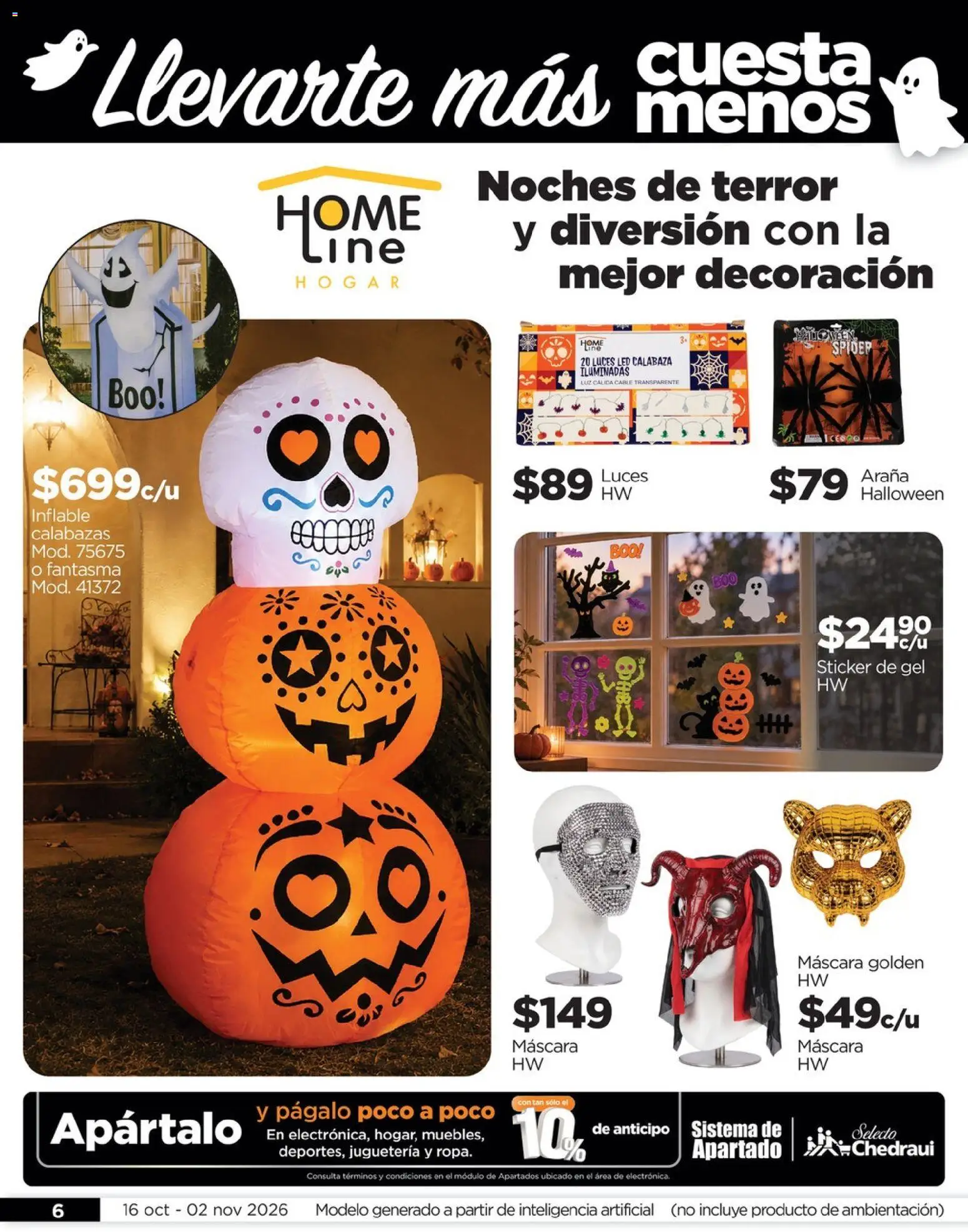 Vista previa las ofertas de la tienda Chedraui - Chedraui folleto Llevarte más cuesta menos desde el 16/10/2026 