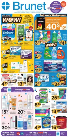 Preview of leaflet Brunet weekly flyer / circulaire from shop Brunet is valid from Jun 25, 2026