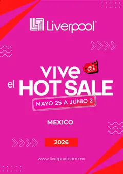 Vista previa las ofertas de la tienda Liverpool - Liverpool Hot Sale aviso desde el 05/05/2026 