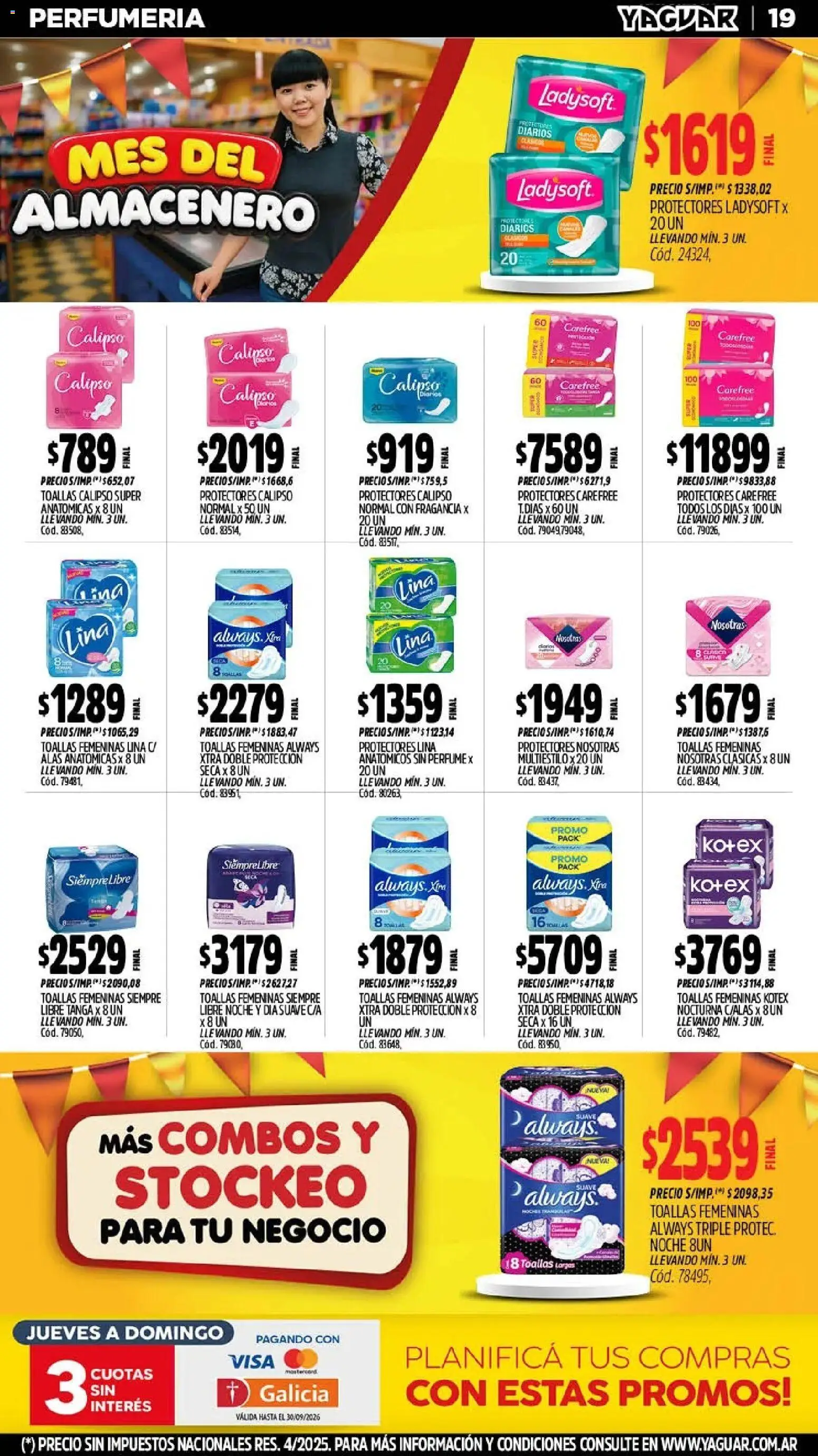 Vista previa del folleto de la tienda Yaguar válido desde el 28/09/2026 - Diarios, Perfume, Toallas, Fragancia