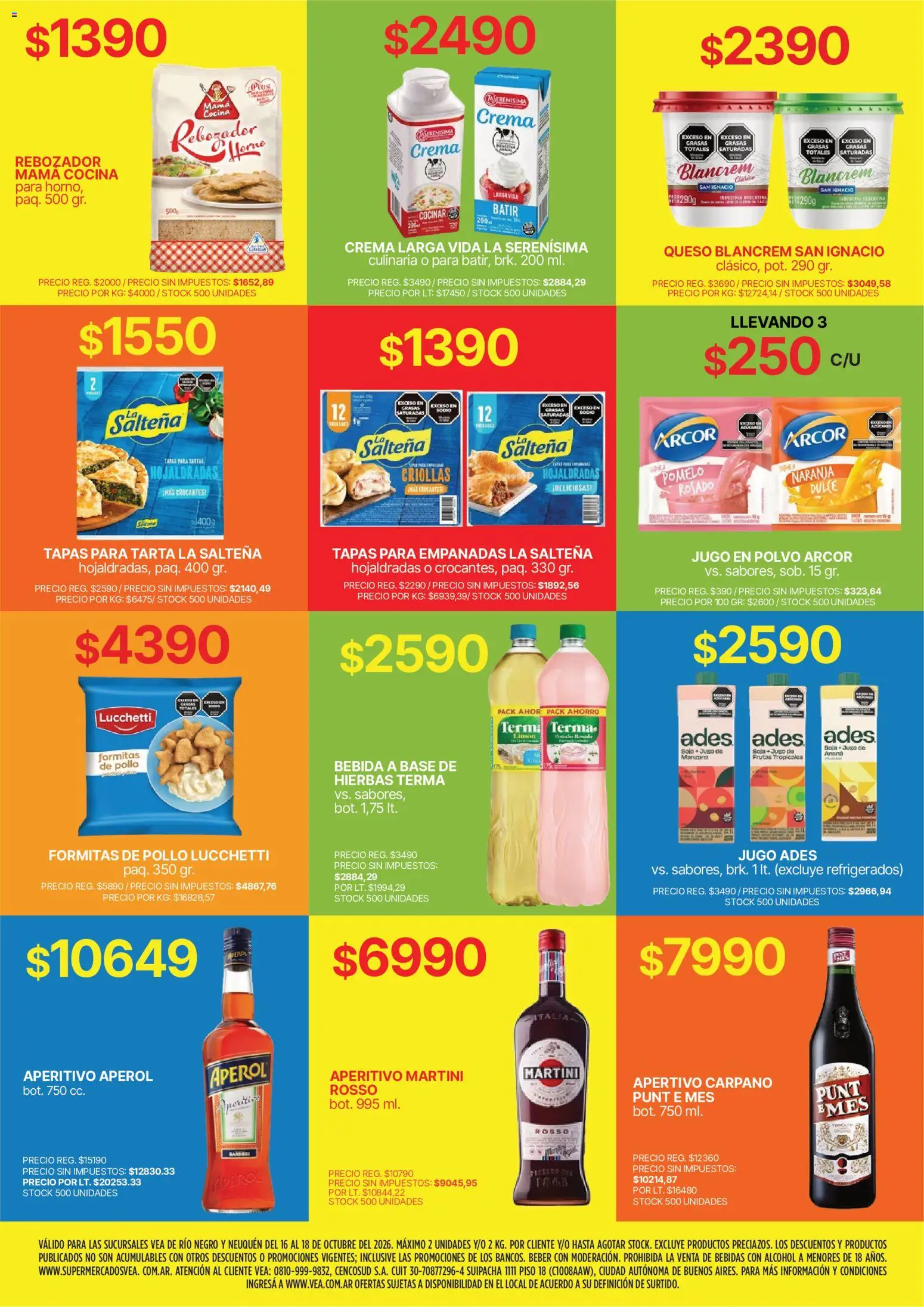 Vista previa del folleto de la tienda Vea válido desde el 16/10/2026 