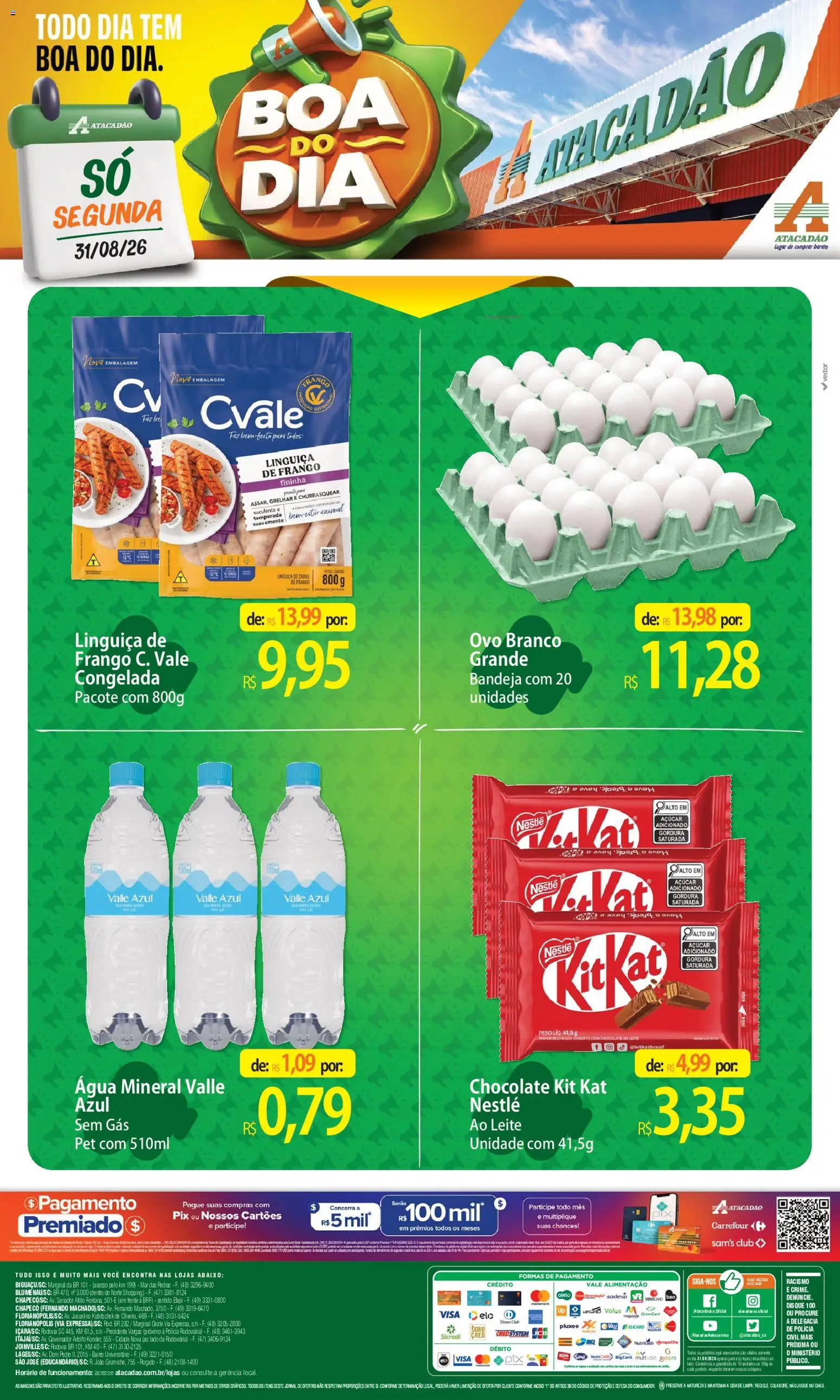 Pré-Visualização do folheto "Atacadão ofertas - SC" da loja Atacadão válido a partir de 31/08/2026