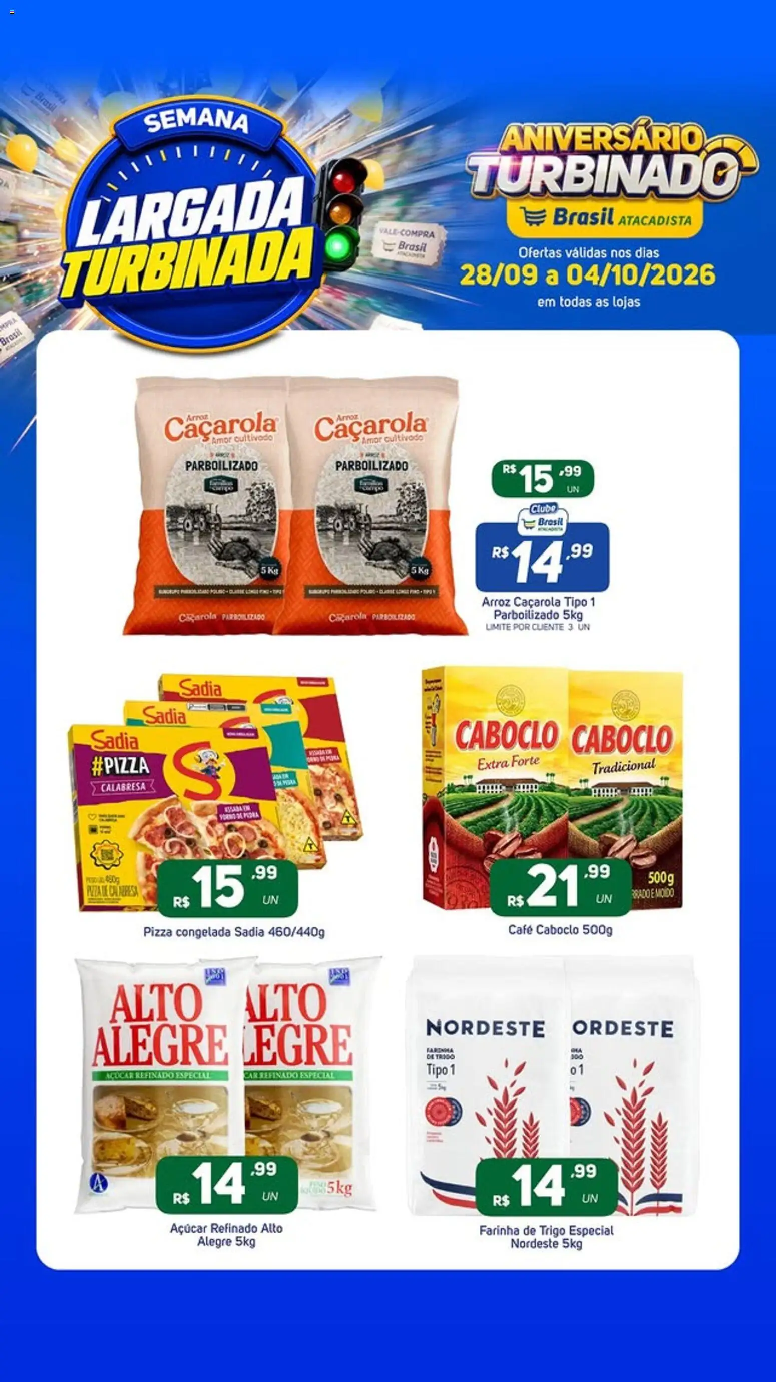 Pré-Visualização do folheto "Brasil Atacadista - Ofertas da semana" da loja Brasil Atacadista válido a partir de 28/09/2026