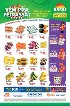 Pré-Visualização do folheto "Assaí Atacadista ofertas - PR" da loja Assaí Atacadista válido a partir de 27/06/2026
