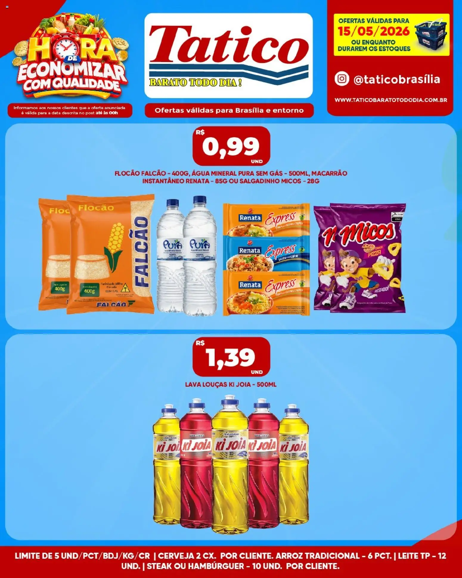 Pré-Visualização do folheto "Tatico ofertas do Dia" da loja Tatico válido a partir de 15/05/2026