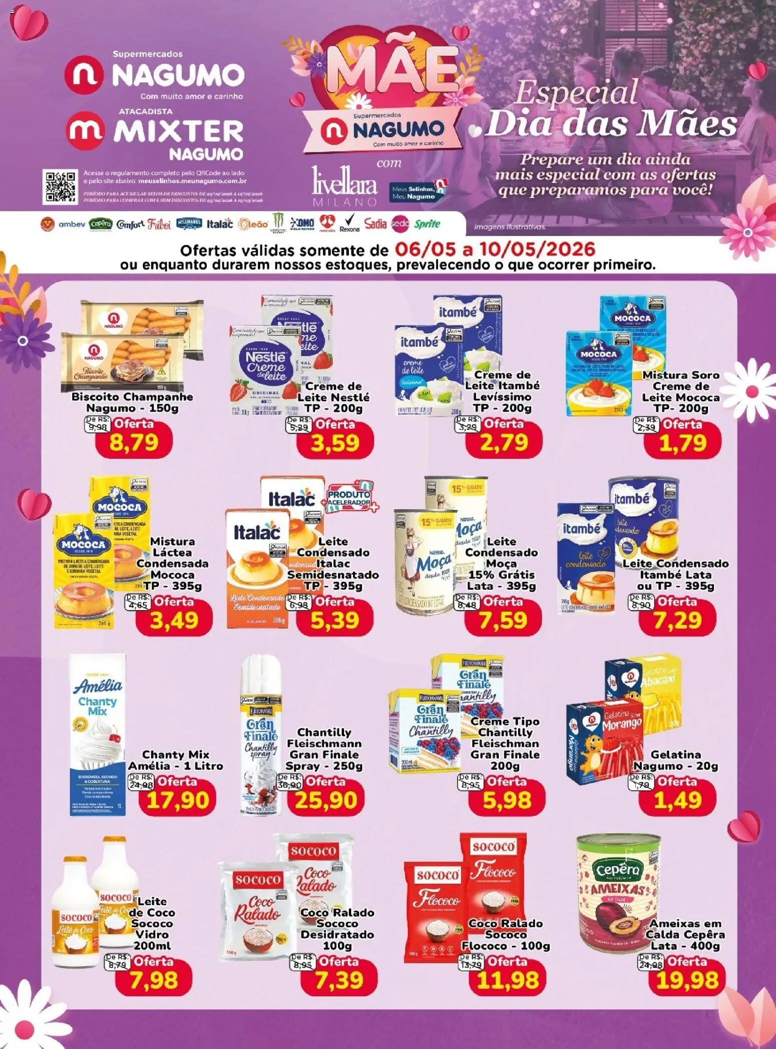 Pré-Visualização do folheto "Nagumo ofertas Dia das Mães" da loja Nagumo válido a partir de 06/05/2026