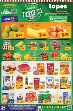 Pré-Visualização do folheto "Lopes Supermercados - Ofertas da semana" da loja Lopes Supermercados válido a partir de 30/06/2026