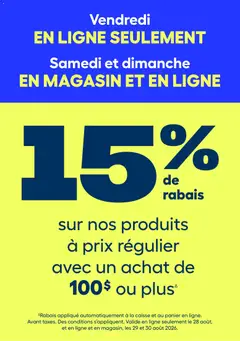 Preview of leaflet Rona circulaire from shop Rona is valid from Aug 27, 2026