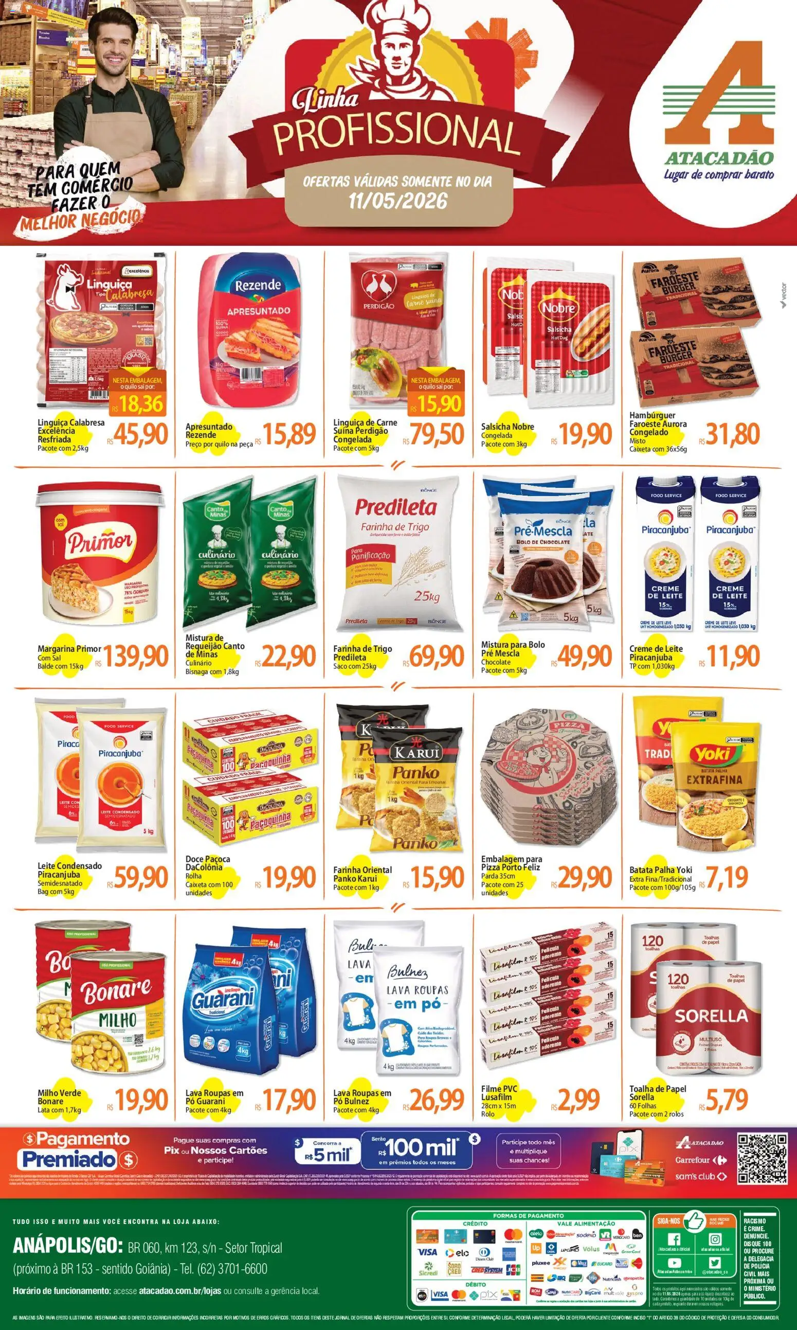 Pré-Visualização do folheto "Atacadão ofertas - GO" da loja Atacadão válido a partir de 11/05/2026