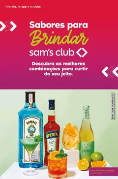 Pré-Visualização do folheto "Sam's Club ofertas Sabores para Brindar" da loja Sam's Club válido a partir de 01/09/2026