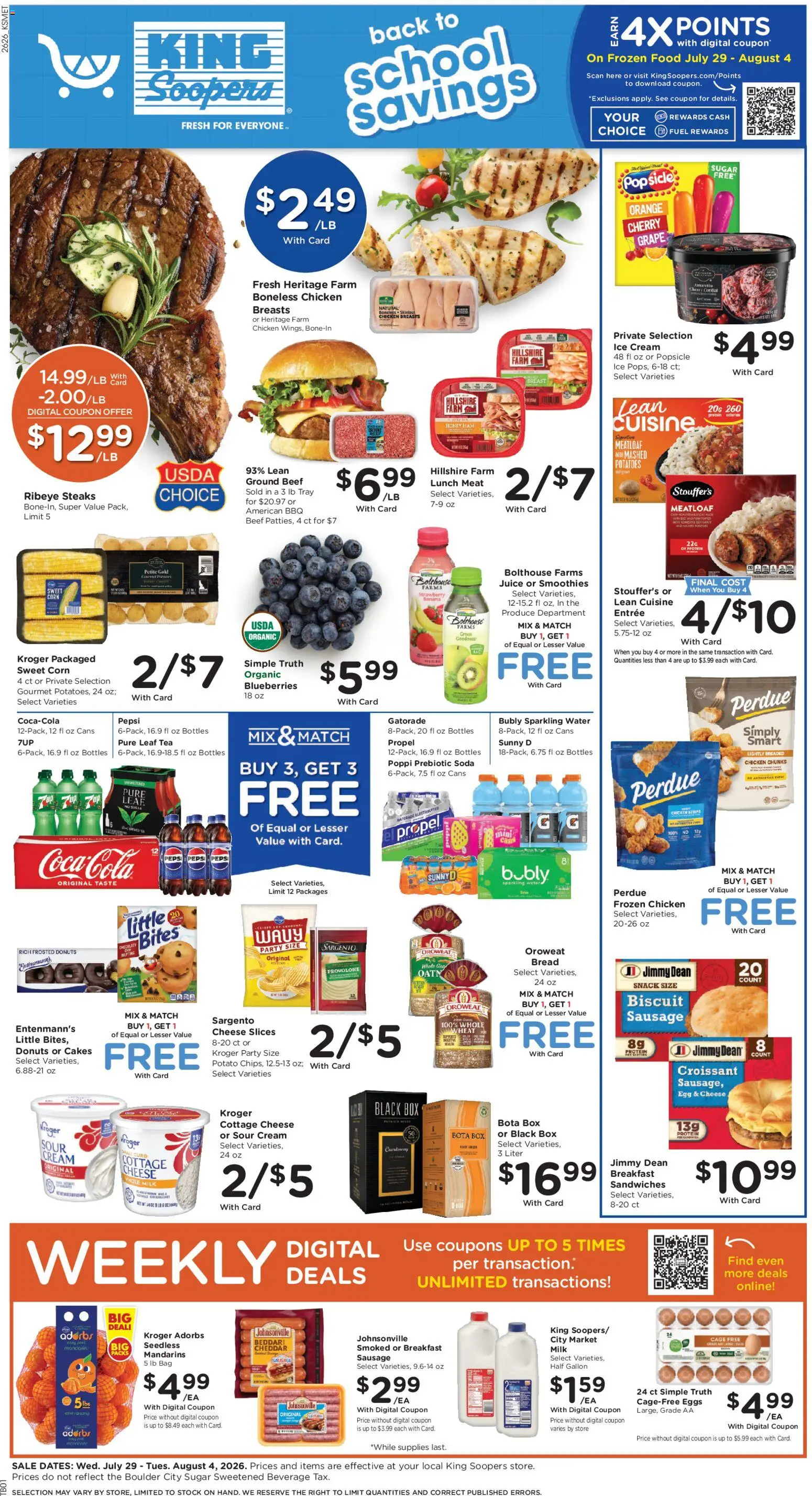 Ad Preview of King Soopers King Soopers Weekly Ad from 07/29/2026