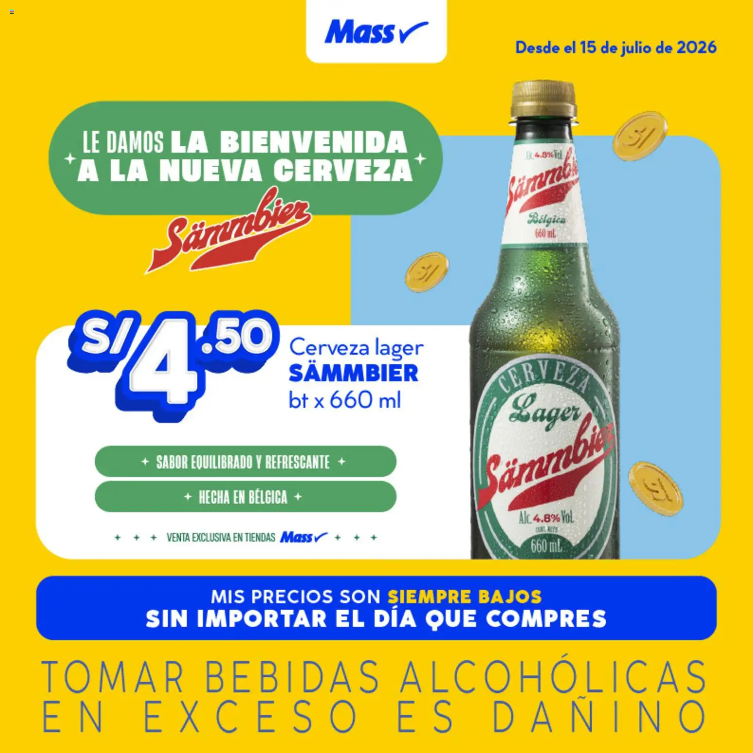 Vista previa de Mass catálogo de la tienda Mass válido desde 15/07/2026