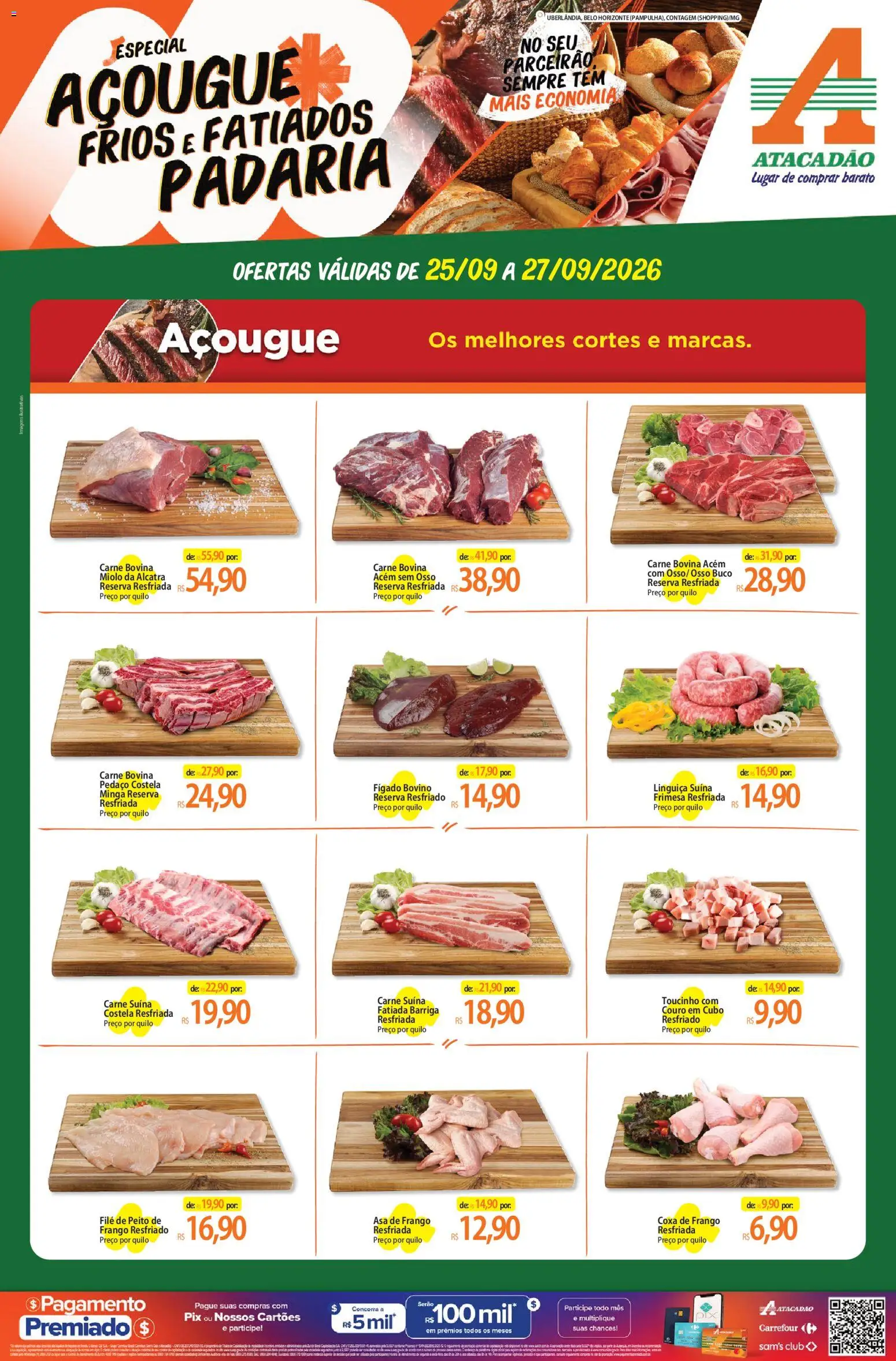Pré-Visualização do folheto "Atacadão ofertas - MG" da loja Atacadão válido a partir de 25/09/2026