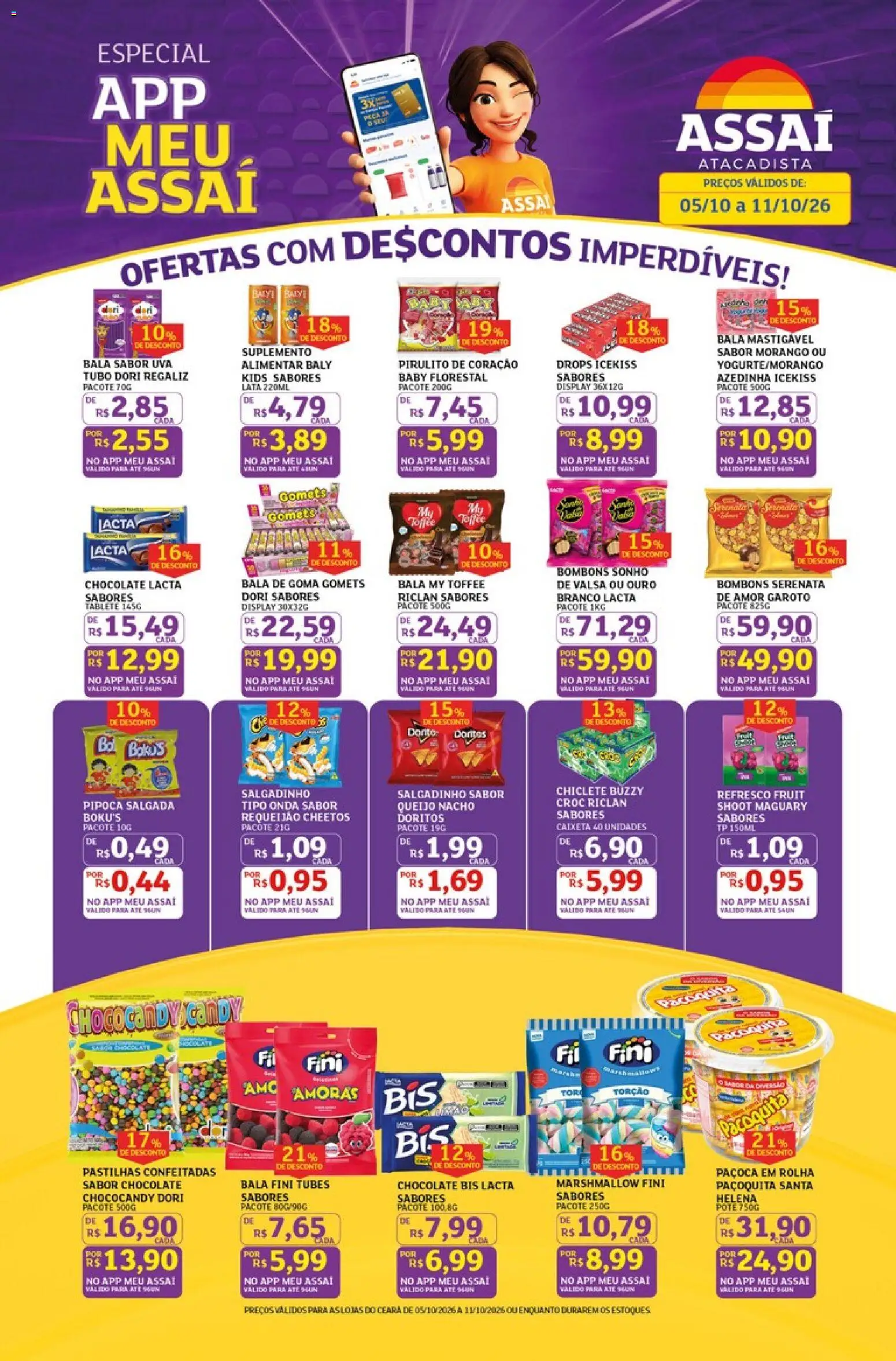 Pré-Visualização do folheto "Assaí Atacadista ofertas - CE" da loja Assaí Atacadista válido a partir de 05/10/2026