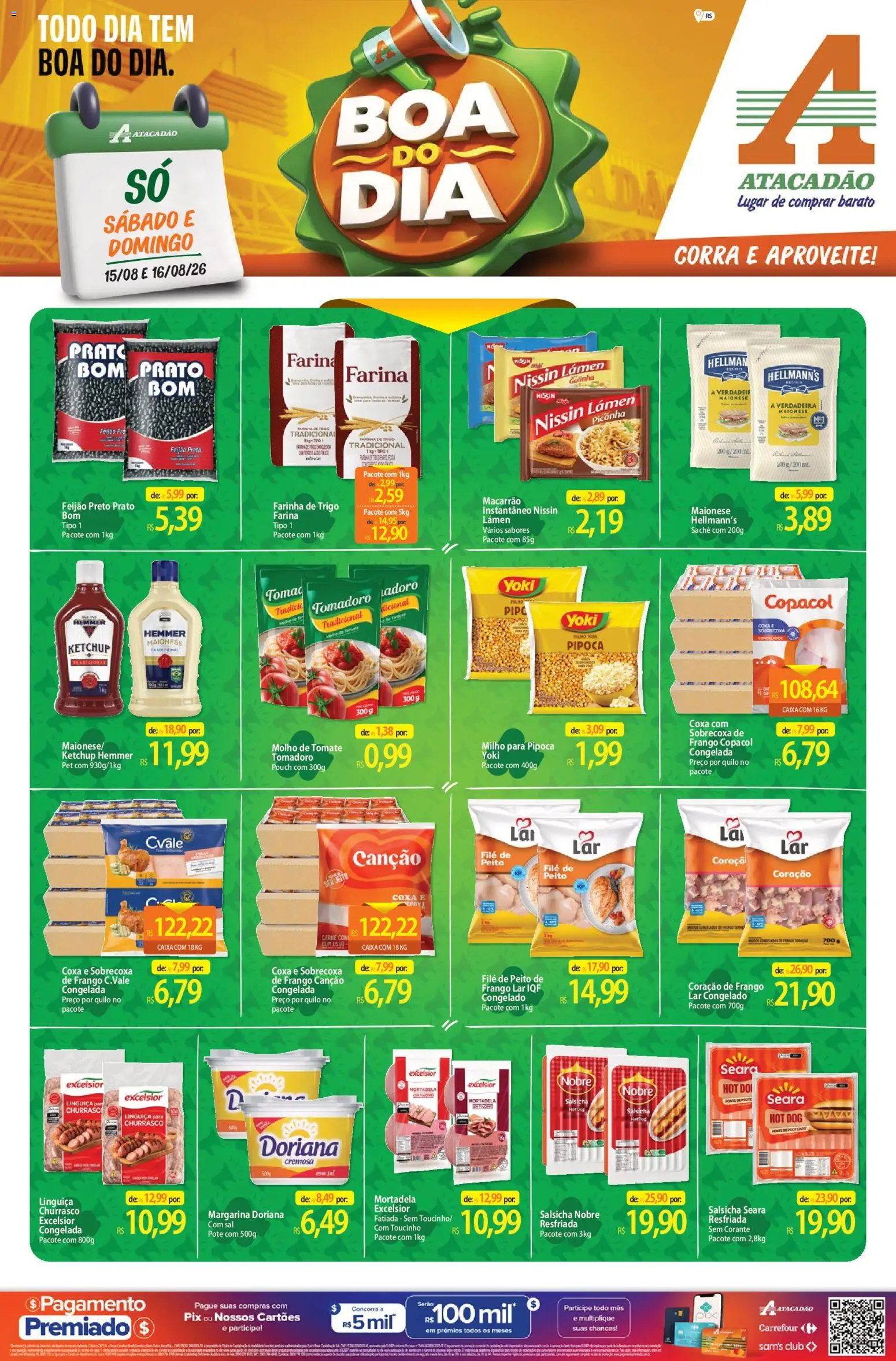 Pré-Visualização do folheto "Atacadão ofertas - RS" da loja Atacadão válido a partir de 15/08/2026