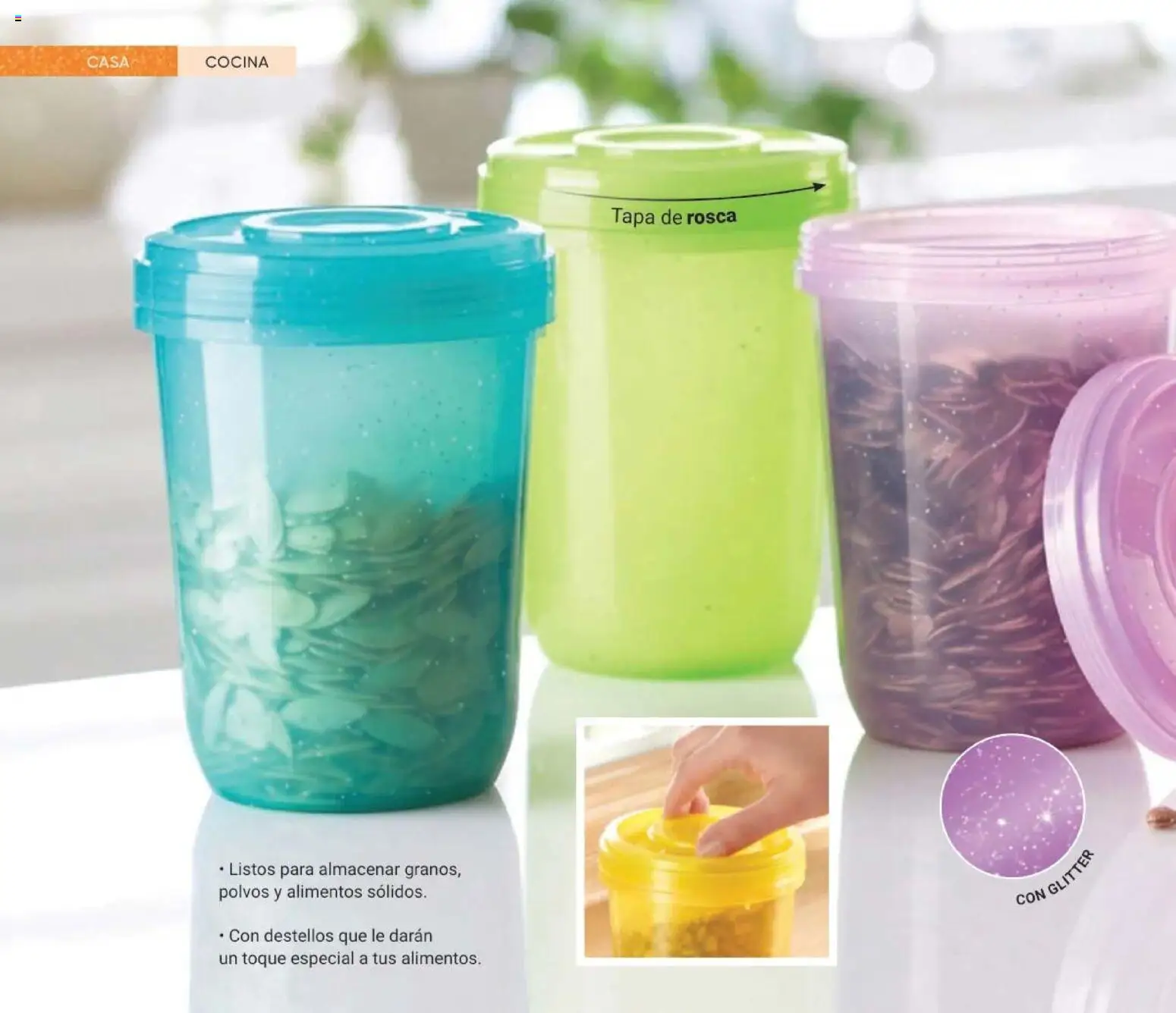 Vista previa las ofertas de la tienda AVON - AVON Casa & Estilo 14 2026 desde el 11/09/2026 - Cocina, Alimentos, Glitter