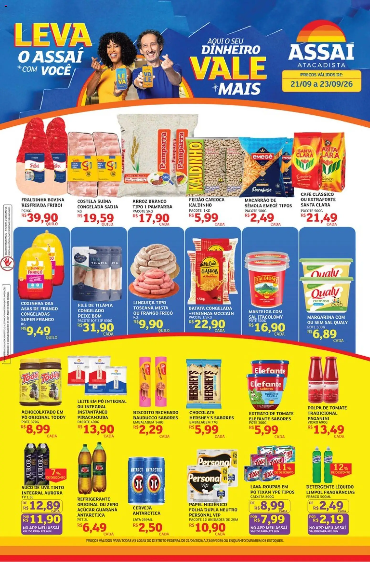 Pré-Visualização do folheto "Assaí Atacadista ofertas - DF" da loja Assaí Atacadista válido a partir de 21/09/2026