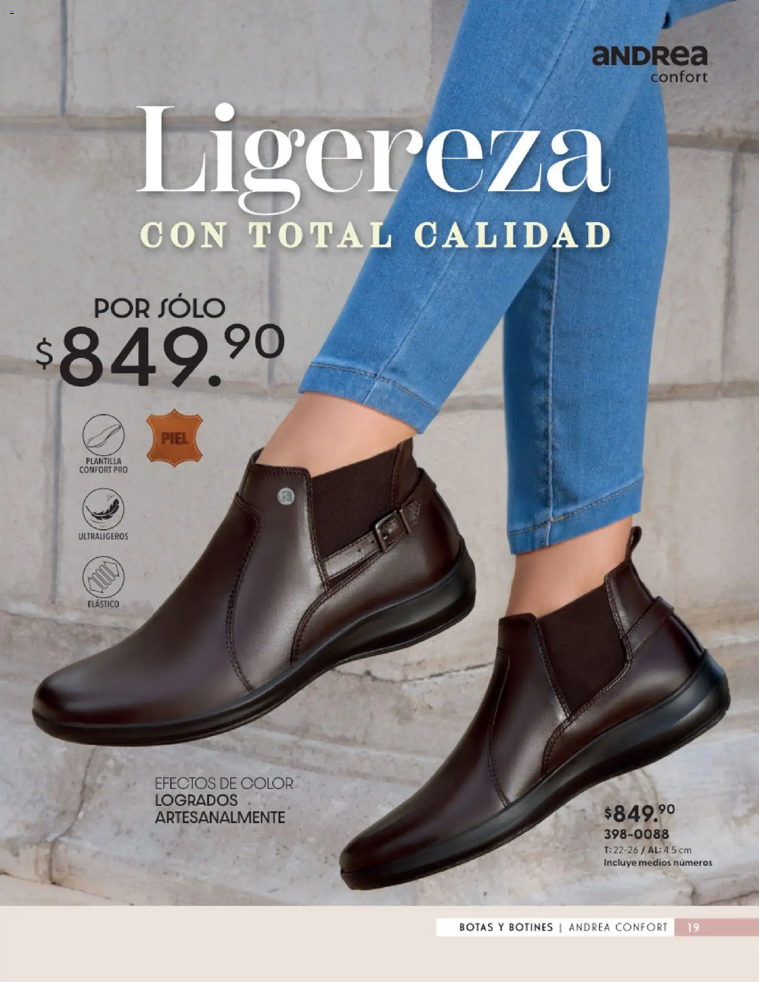 Vista previa las ofertas de la tienda Andrea - Andrea catálogo Calzado Confort desde el 23/08/2026 
