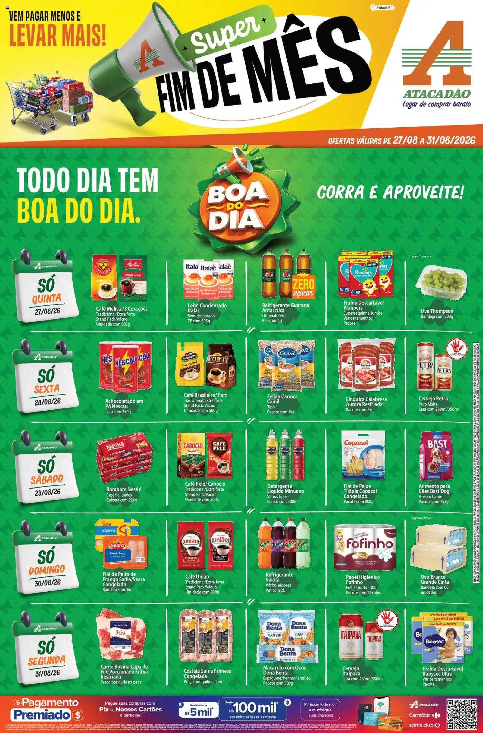 Pré-Visualização do folheto "Atacadão ofertas - SP" da loja Atacadão válido a partir de 27/08/2026