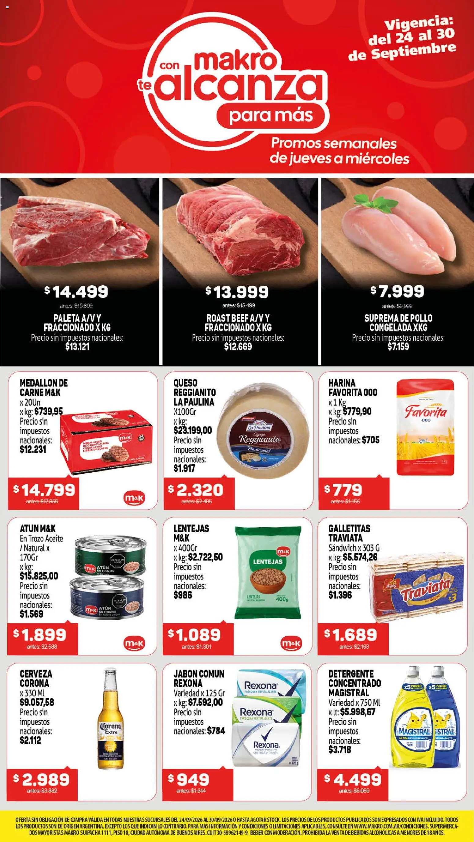 Vista previa del folleto de la tienda Makro válido desde el 24/09/2026 